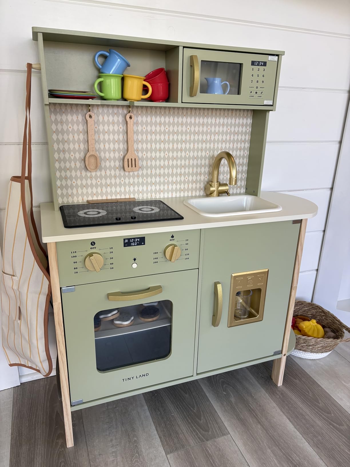 Tiny Land Play Kitchen for Kids – Real Lights, Sounds & Adjustable Height customer photo 2