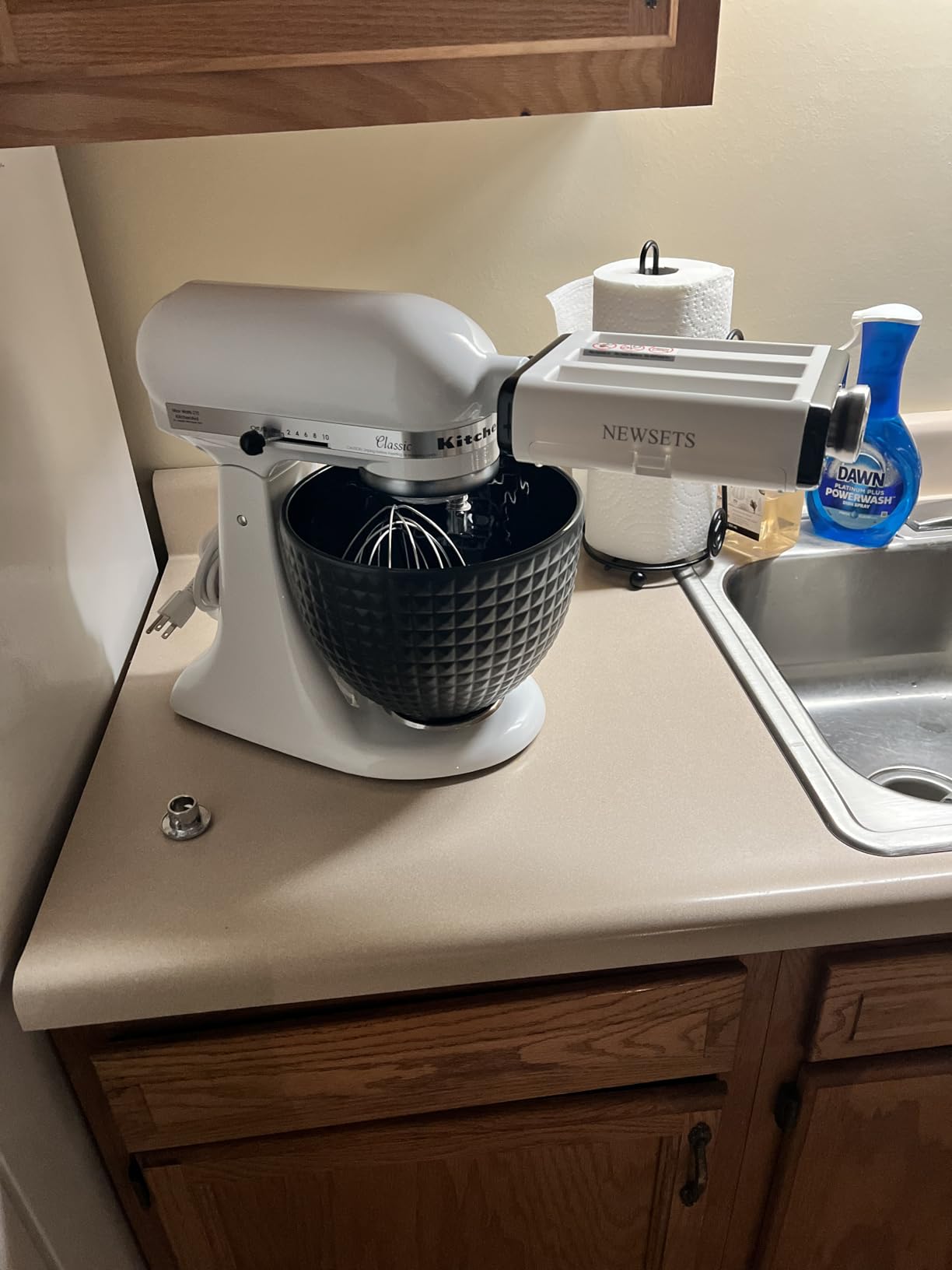 Pasta Maker Attachment for All KitchenAid Mixers, Noodle Maker Kitchen Aid Mixer Accessories 3 In 1 Including Dough Roller Spaghetti Fettuccine Cutter - Homemade Fresh Pasta Easily! customer photo 1