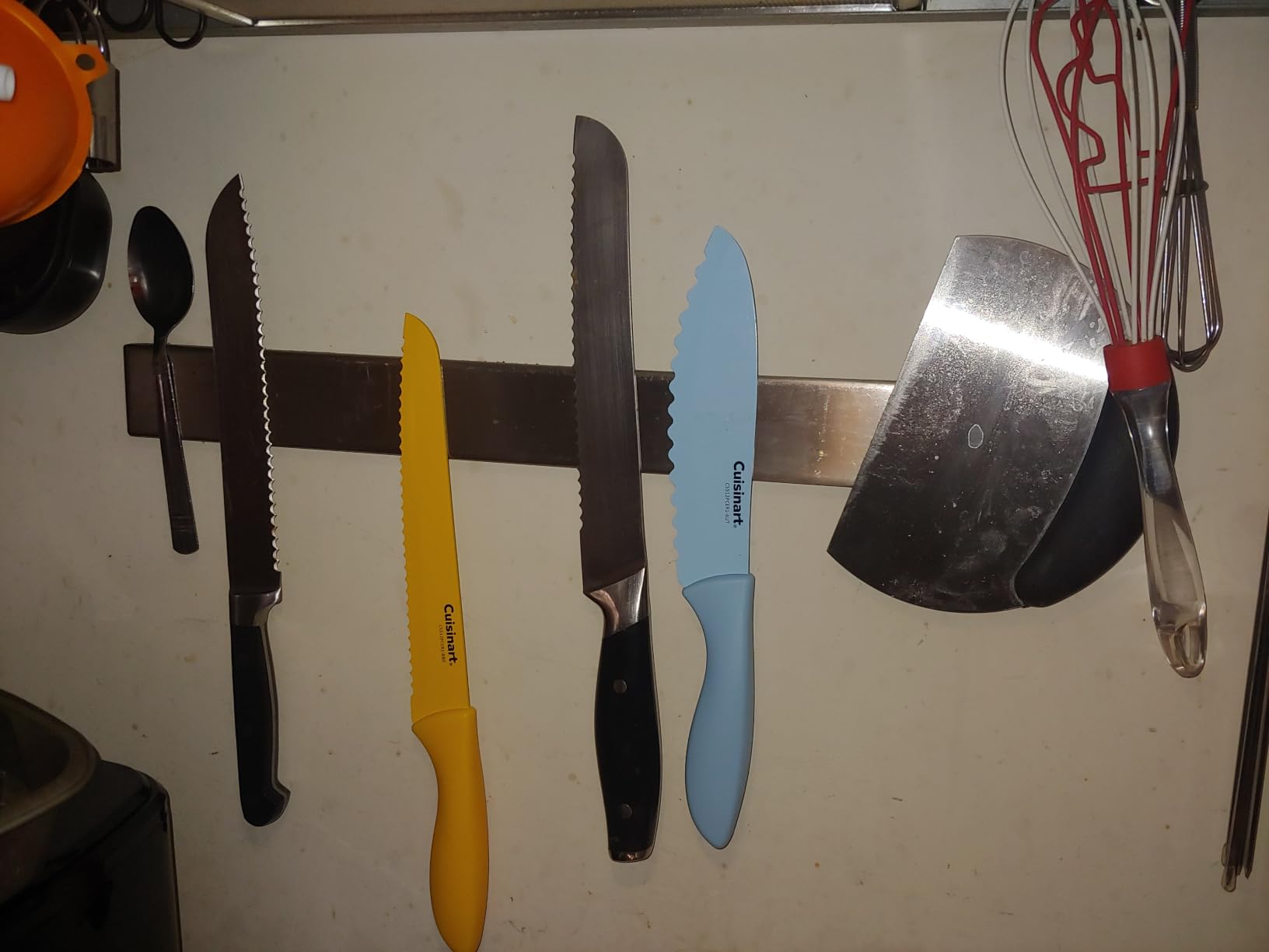 GORILLA GRIP 304 Stainless Steel Magnetic Knife Holder Strip, 18 Inch customer photo 1