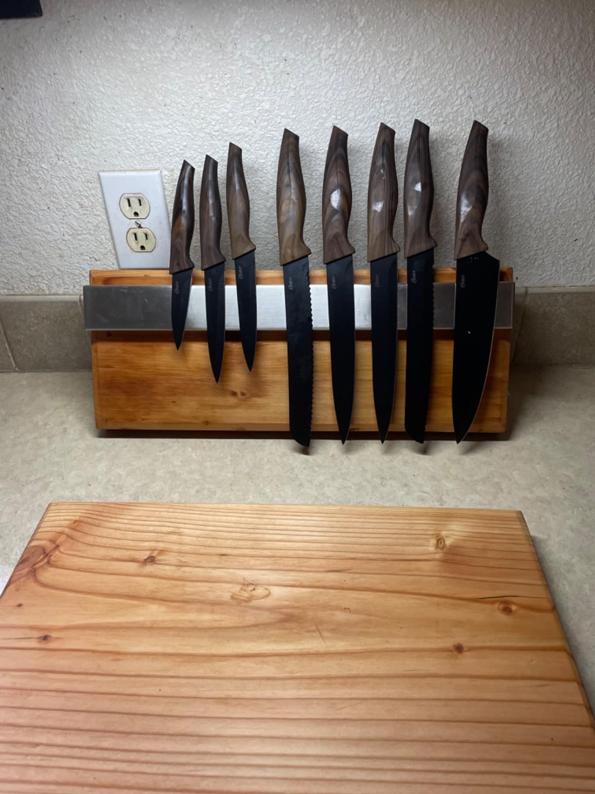 GORILLA GRIP 304 Stainless Steel Magnetic Knife Holder Strip, 18 Inch customer photo 2