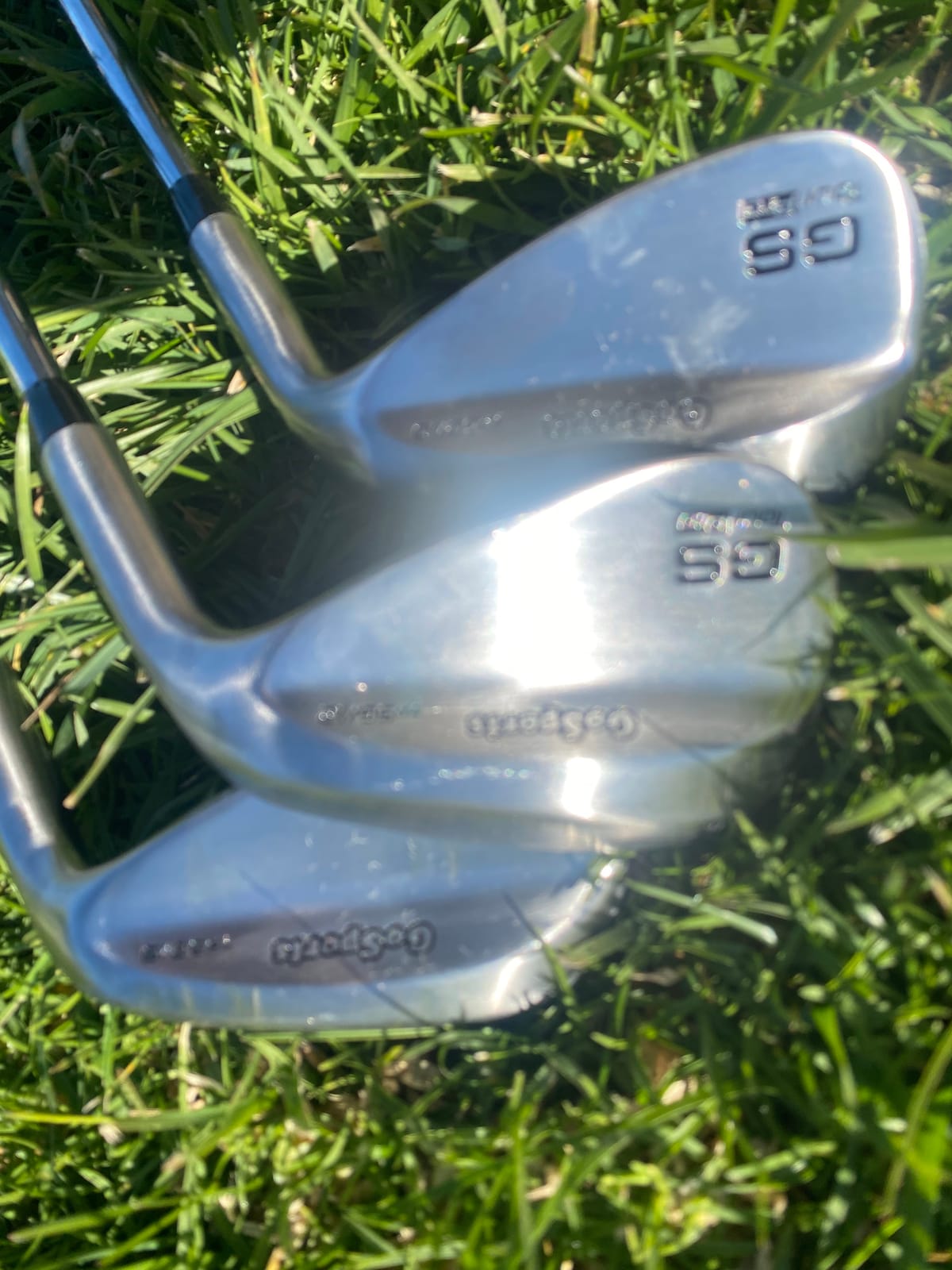 GoSports Tour Pro Golf Wedge Set – Mens Right Handed 52 Gap Wedge, 56 Sand Wedge and 60 Lob Wedge in Satin or Black Finish customer photo 1