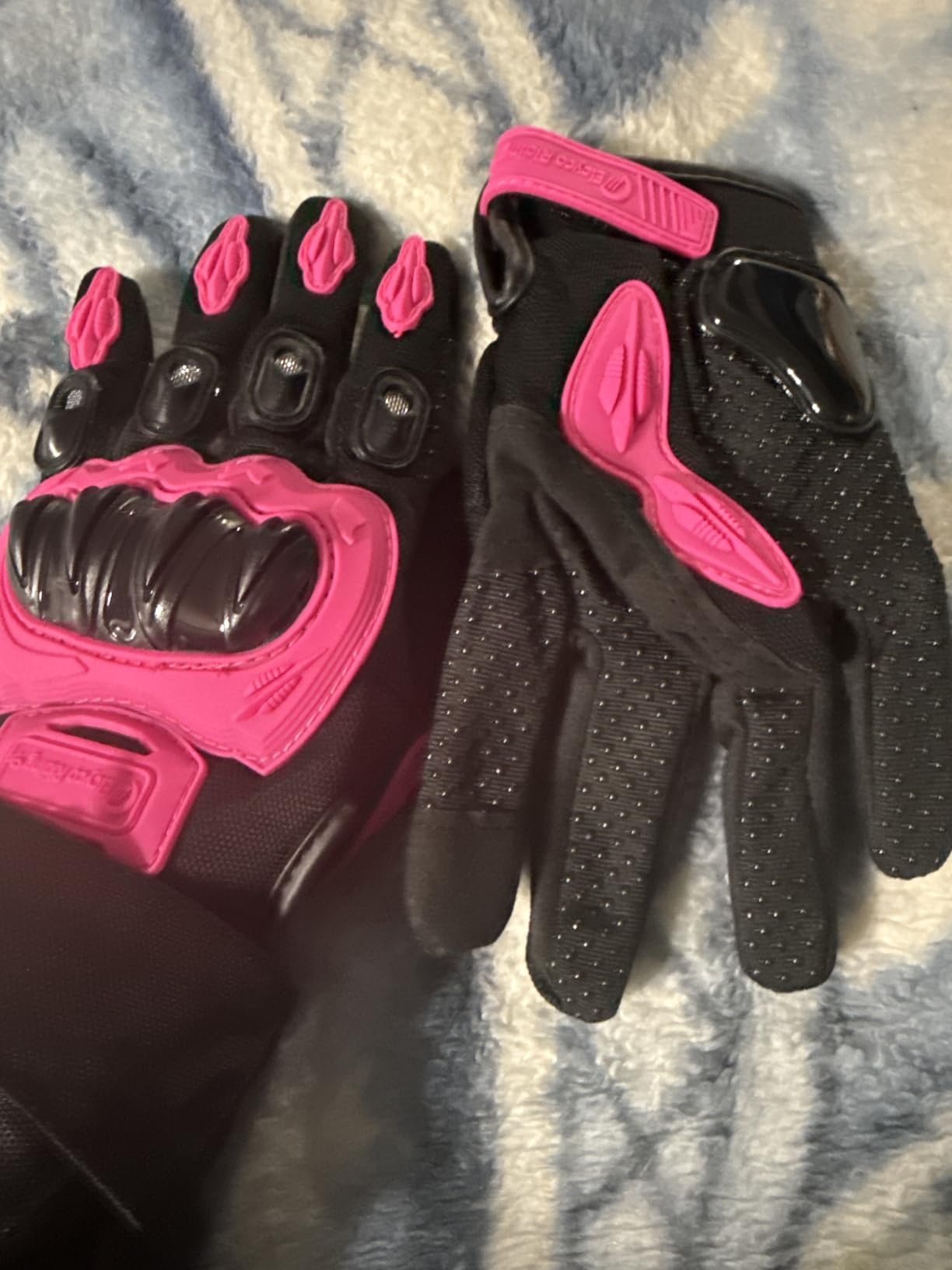 Motorcycle Gloves for Women Touch Screen Summer Motorbike Dirt Bike Full Finger Gloves Road Racing, Cycling, Climbing Motocross customer photo 1