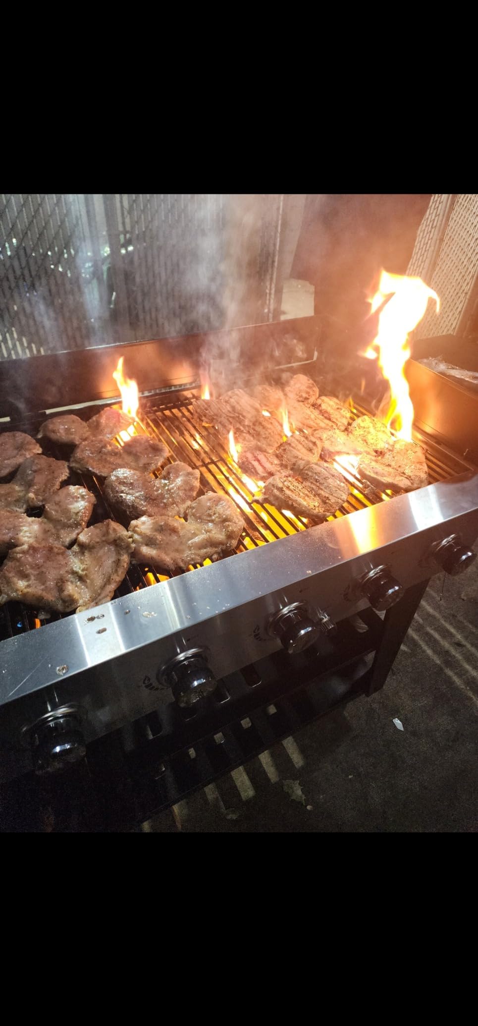 Royal Gourmet 8-Burner Gas Grill, 104,000 BTUs Liquid Propane Grill | Foldable Side Tables, Independently Controlled Dual Systems, Outdoor Party or Backyard BBQ, Black & Silver customer photo 2