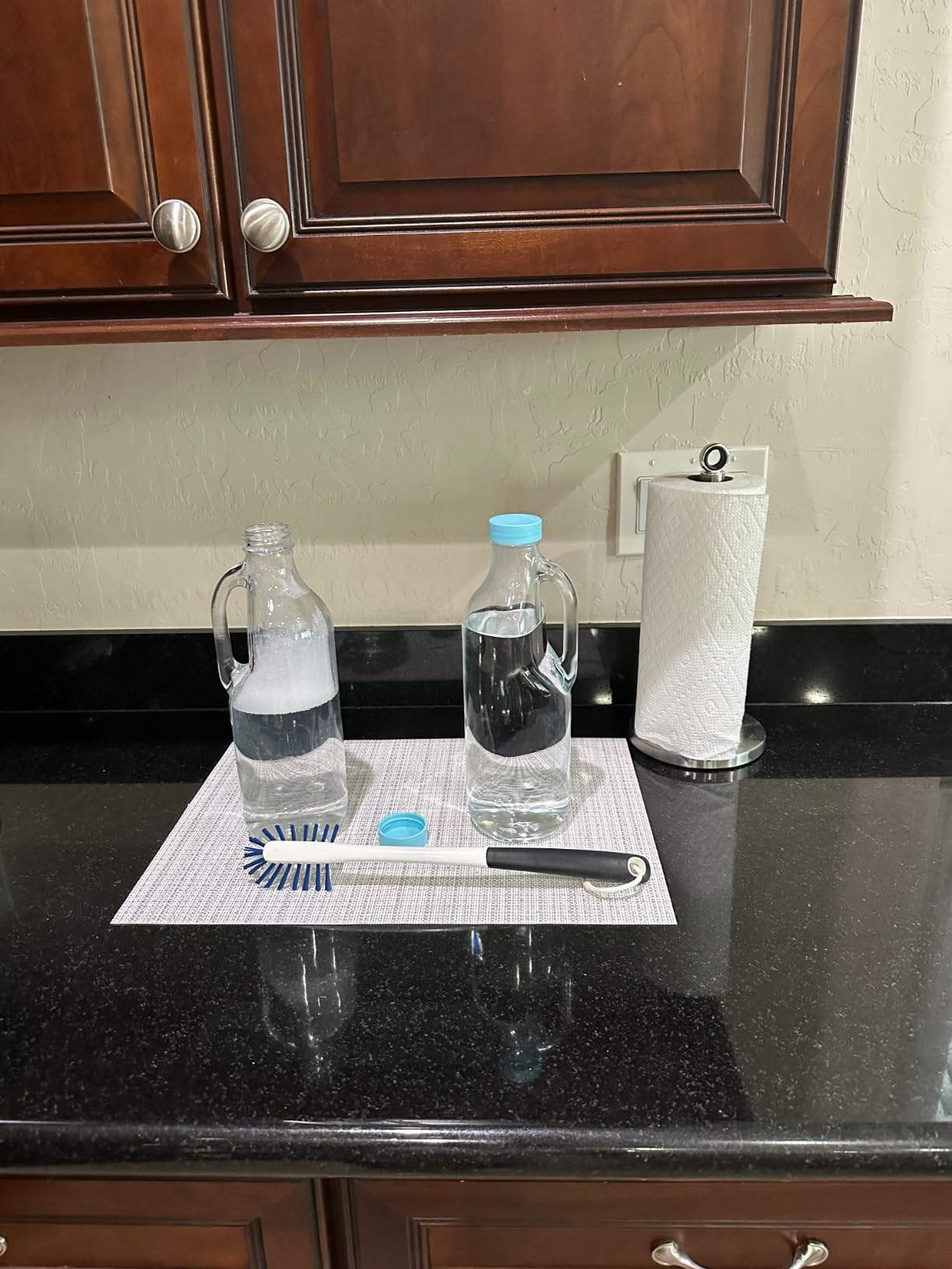 2 Pc 47oz Clear Glass Pitchers with Handles and Lids - Airtight Refrigerator Water Juice Jugs for Kitchen customer photo 2