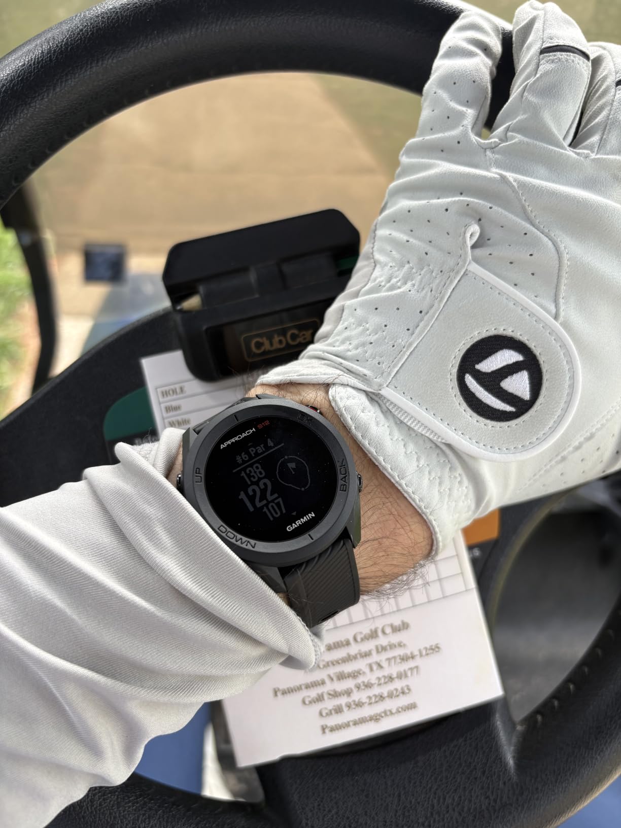 Garmin Approach S12, Easy-to-Use GPS Golf Watch, 42k+ Preloaded Courses, Black, 010-02472-00 customer photo 1