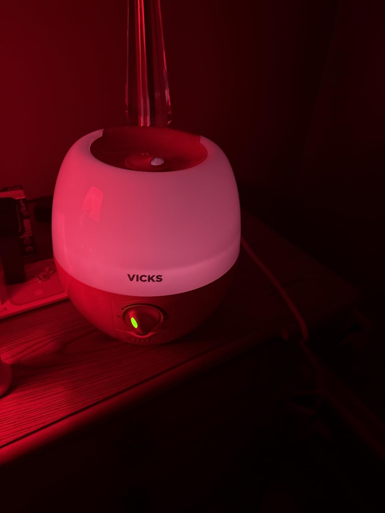 Vicks Humidifier 3-in-1 SleepyTime Cool Mist Humidifier for Nursery, White | Hydrating Mist for Baby & Kids Rooms with Color Changing Night Light, Use with Vicks SleepyTime Vapopads customer photo 1
