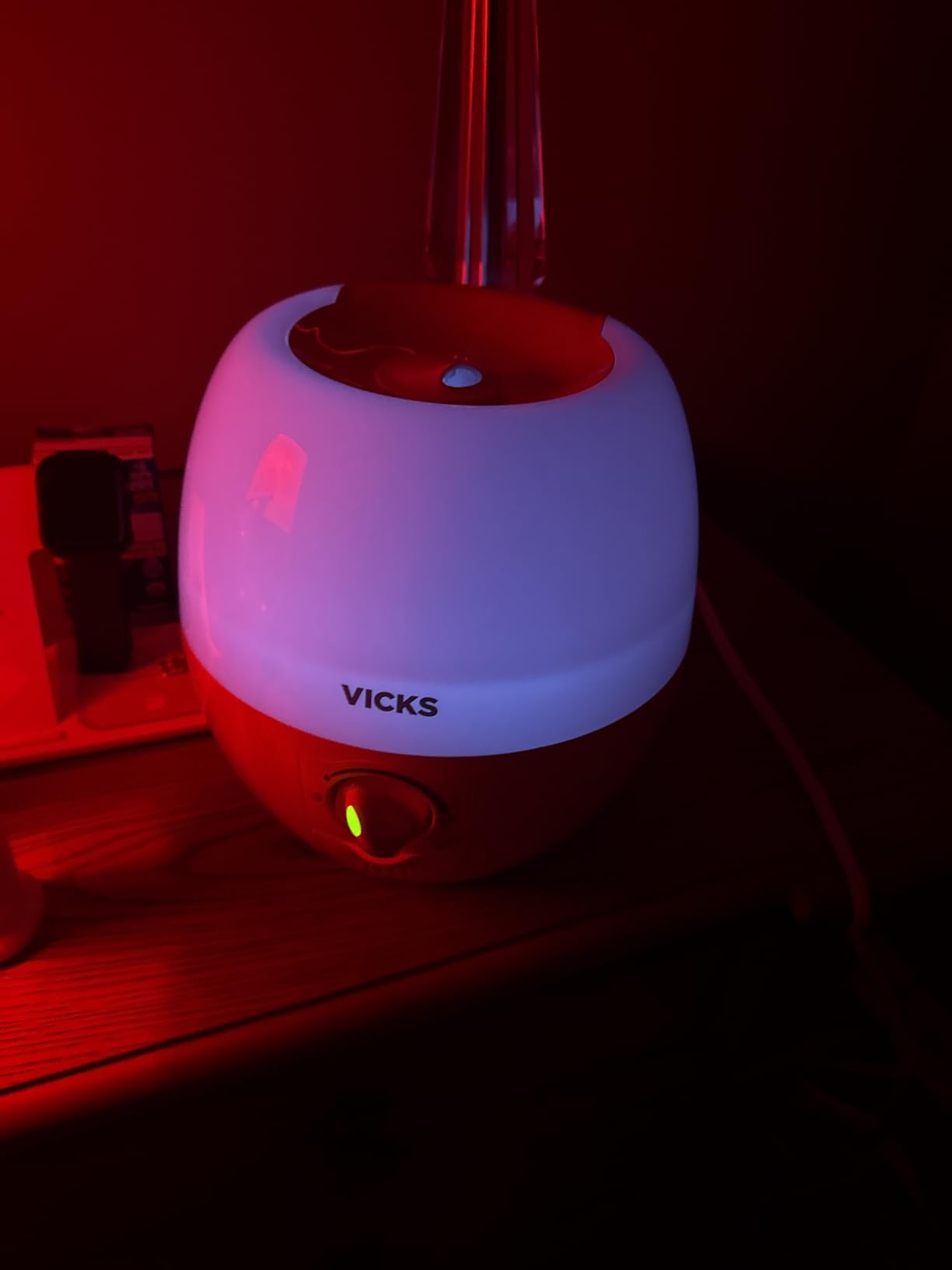 Vicks Humidifier 3-in-1 SleepyTime Cool Mist Humidifier for Nursery, White | Hydrating Mist for Baby & Kids Rooms with Color Changing Night Light, Use with Vicks SleepyTime Vapopads customer photo 2