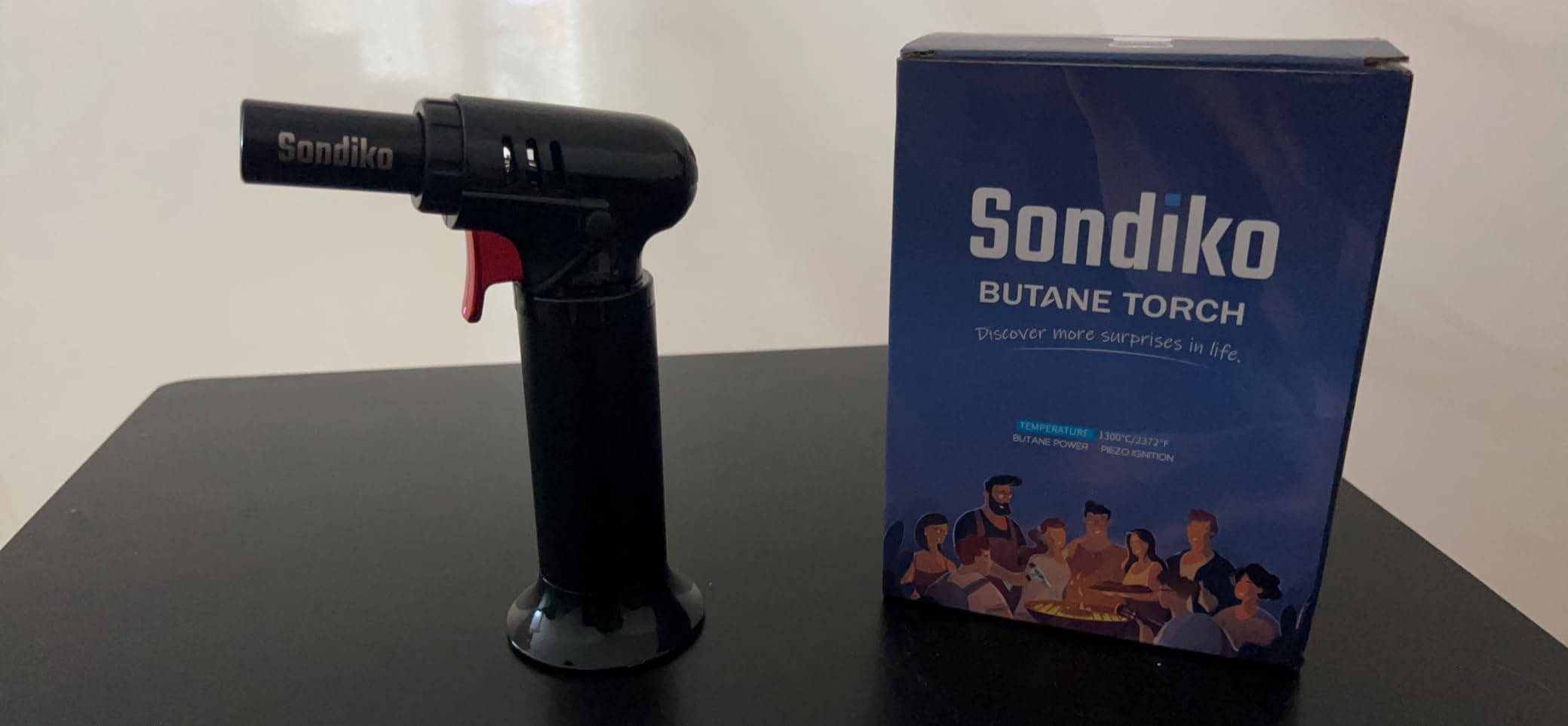 Sondiko Butane Torch, Refillable Soldering Torch with Visible Fuel Window customer photo 2