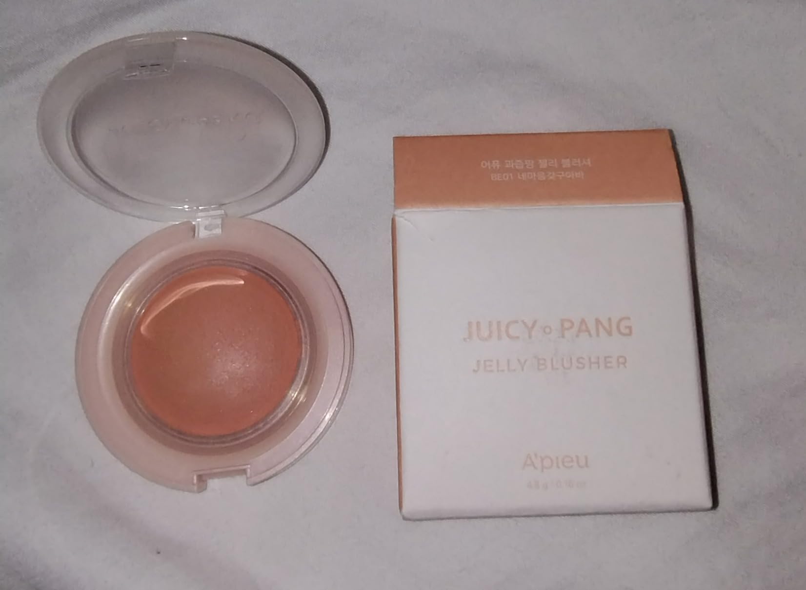 A'PIEU Juicy-Pang Jelly Blusher [CR01] - Soft Touch Blush for Cheek with Combined Cream & Powder Texture for Natural Dewy-Finish, No Fall-Out. 0.17 oz customer photo 1