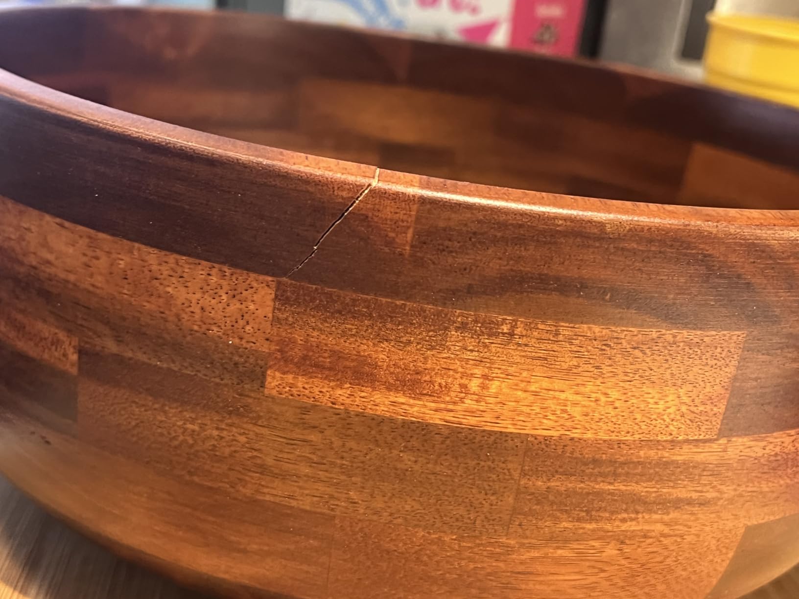 AIDEA Acacia Wood Salad Bowl Set with 2 Wooden Hands, Large Salad Bowl with Serving Utensils, Big Mixing Bowl for Fruits, Salad, Cereal, Corn flake,Pasta 11