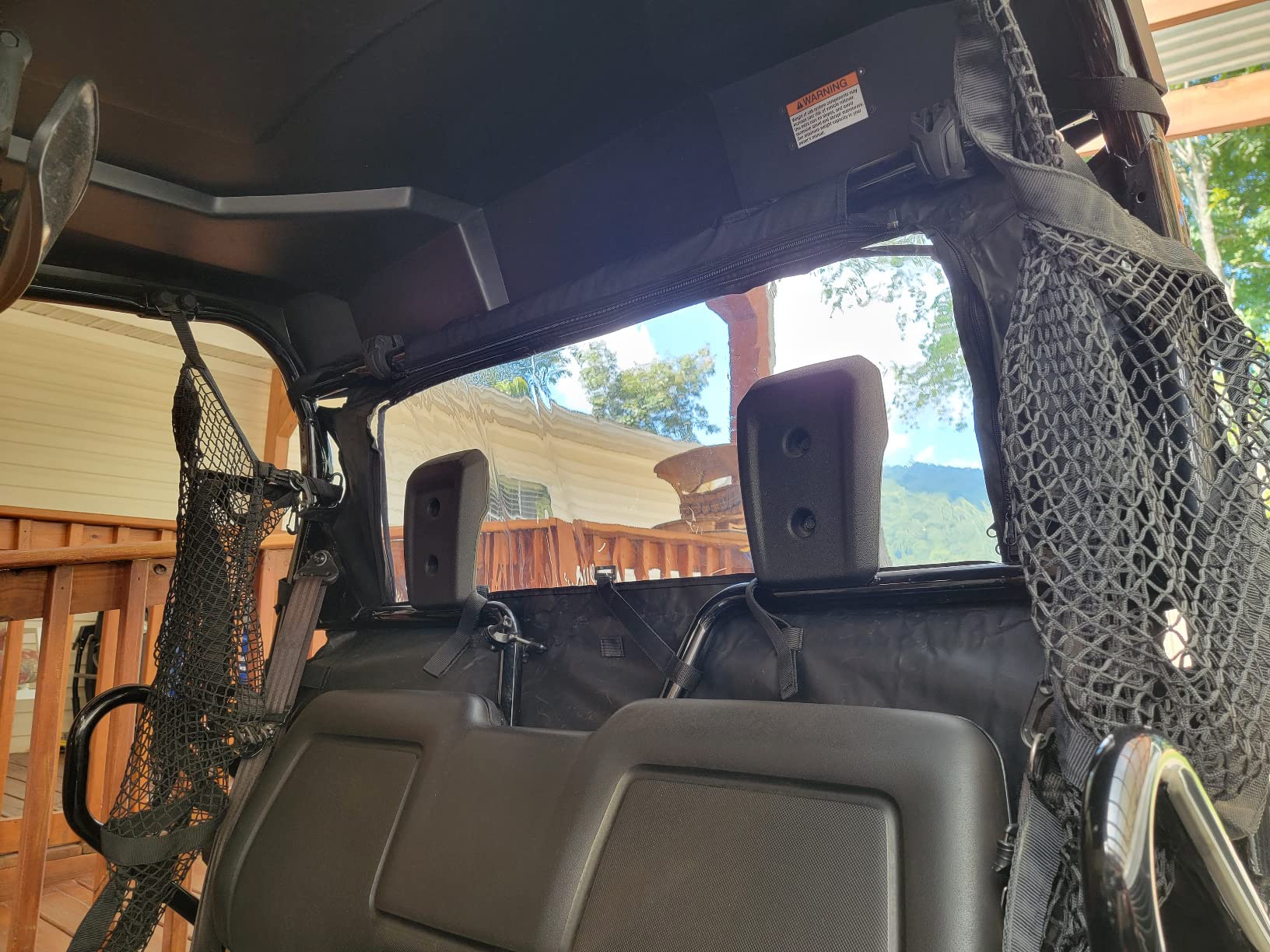KEMIMOTO UTV Rear Windshield Compatible with Pioneer 700/700-4 2014-2026 customer photo 1