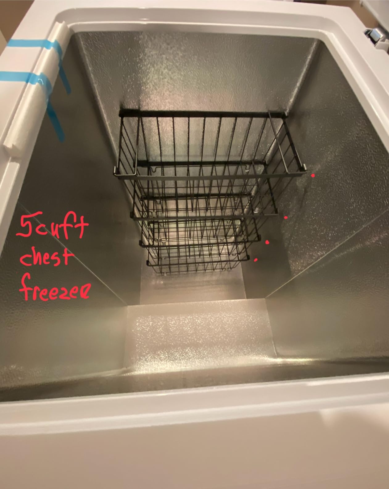 iSPECLE Freezer Organizer Bins - Small Storage Baskets for 7 Cu.Ft, 4 Pack customer photo 2