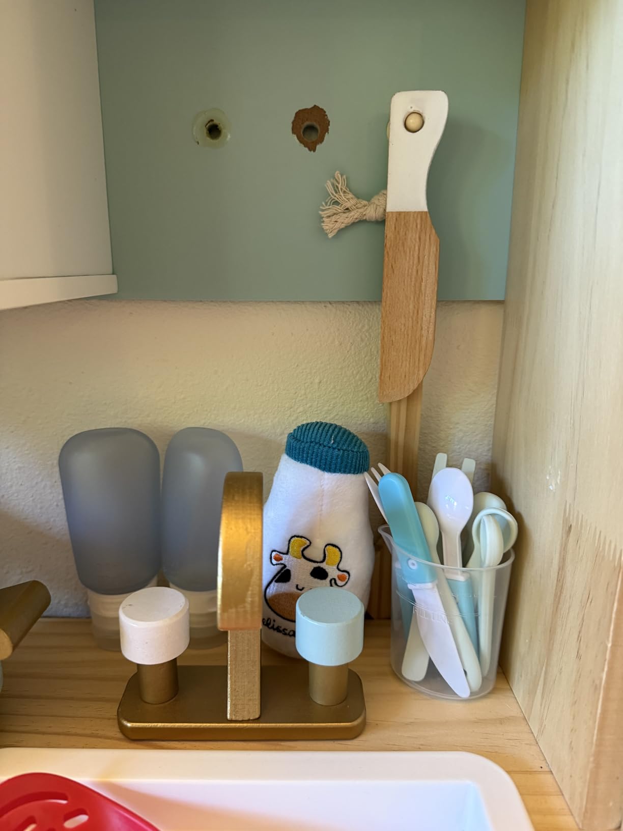 ROBUD Wooden Play Kitchen Set for Kids, Pretend Kitchen Toy customer photo 1