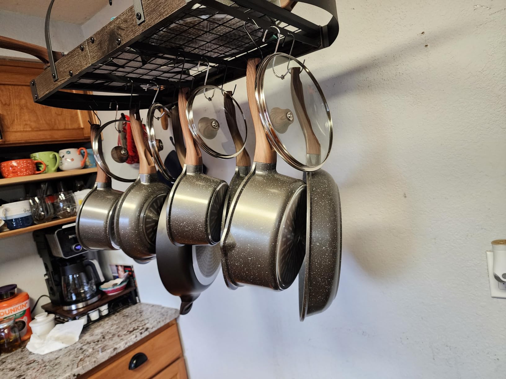 SENSARTE Nonstick Frying Pans, Grey(9.5+11+12.5 Inch) customer photo 2