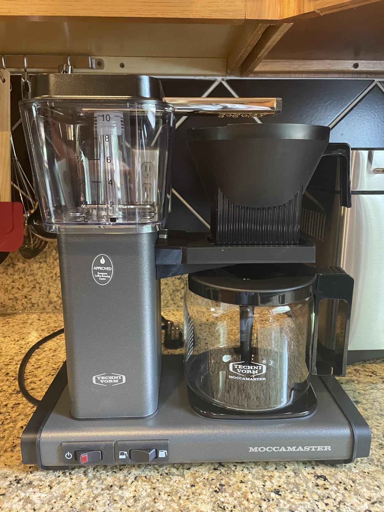 Technivorm Moccamaster 53941 KBGV Select 10-Cup Coffee Maker, Polished Silver, 40 ounce, 1.25l customer photo 1