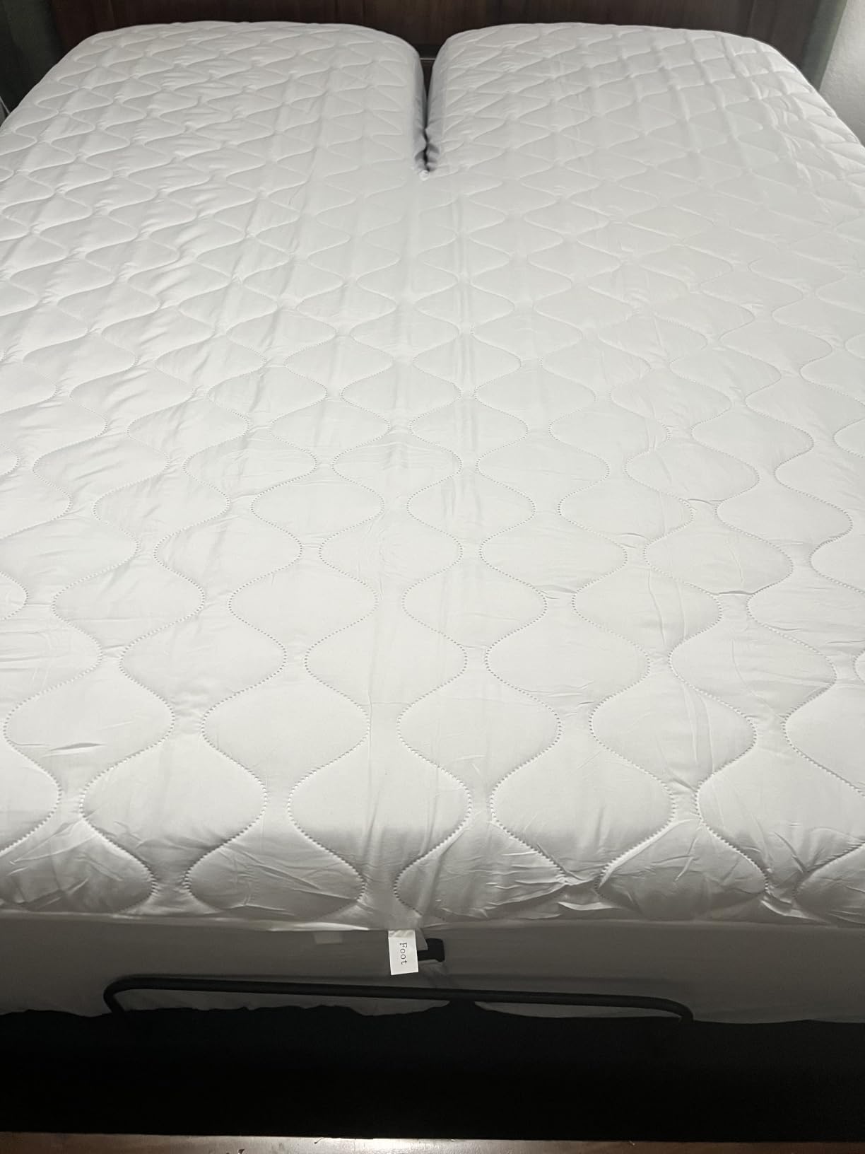 Waterproof Quilted Split King Mattress Protector Pad for Adjustable Bed customer photo 1
