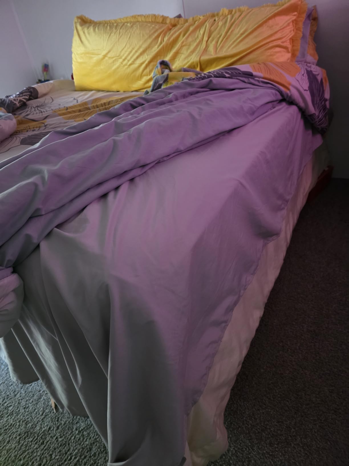 Bedsure Deep Pocket Queen Sheets Set - Fits Mattresses Up to 21 Inches Thick - 4 Piece GentleSoft Bed Sheets, Moisture Wicking, Soft & Cooling Bedsheet & Pillowcases, Easy & Secure Fit, Dark Grey customer photo 2