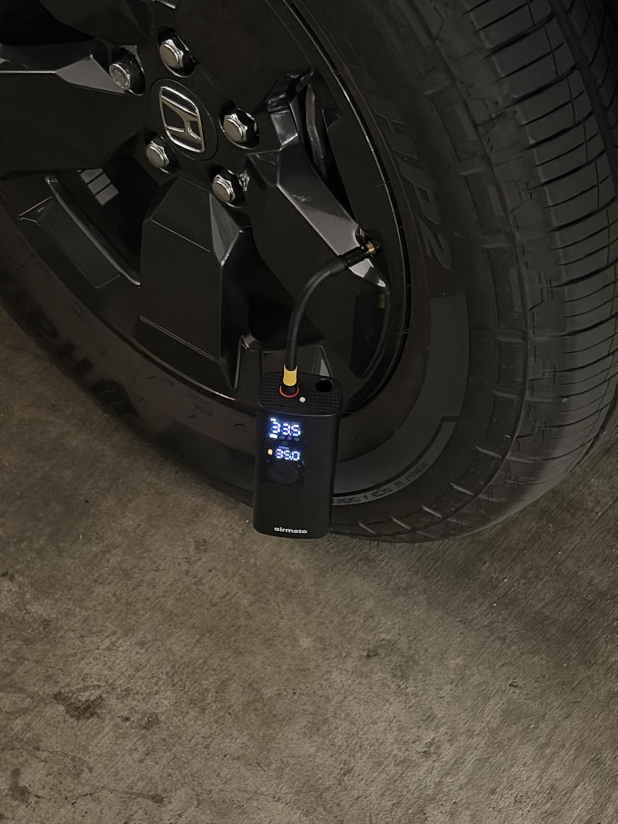 Airmoto Tire Inflator Portable Air Compressor for Cars, Bikes and Bicycles customer photo 2