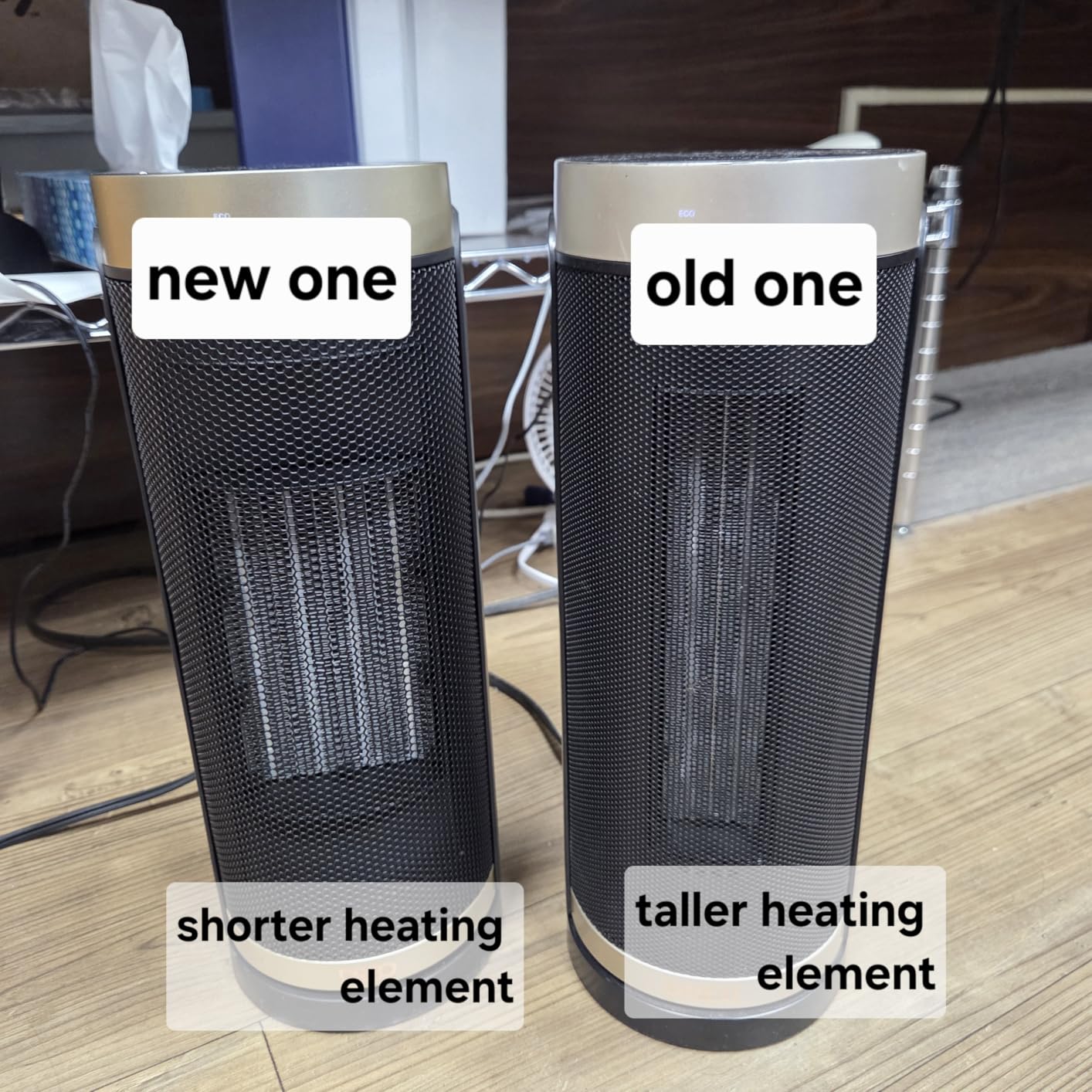 DREO Space Heaters for Indoor Use with Thermostat, 1500W Electric Heaters | Fast Heating, Quiet Operation, 70° Oscillation, Remote Control, 12H Timer, ECO Mode, ETL-Certified Safety Heat for Large Room customer photo 2