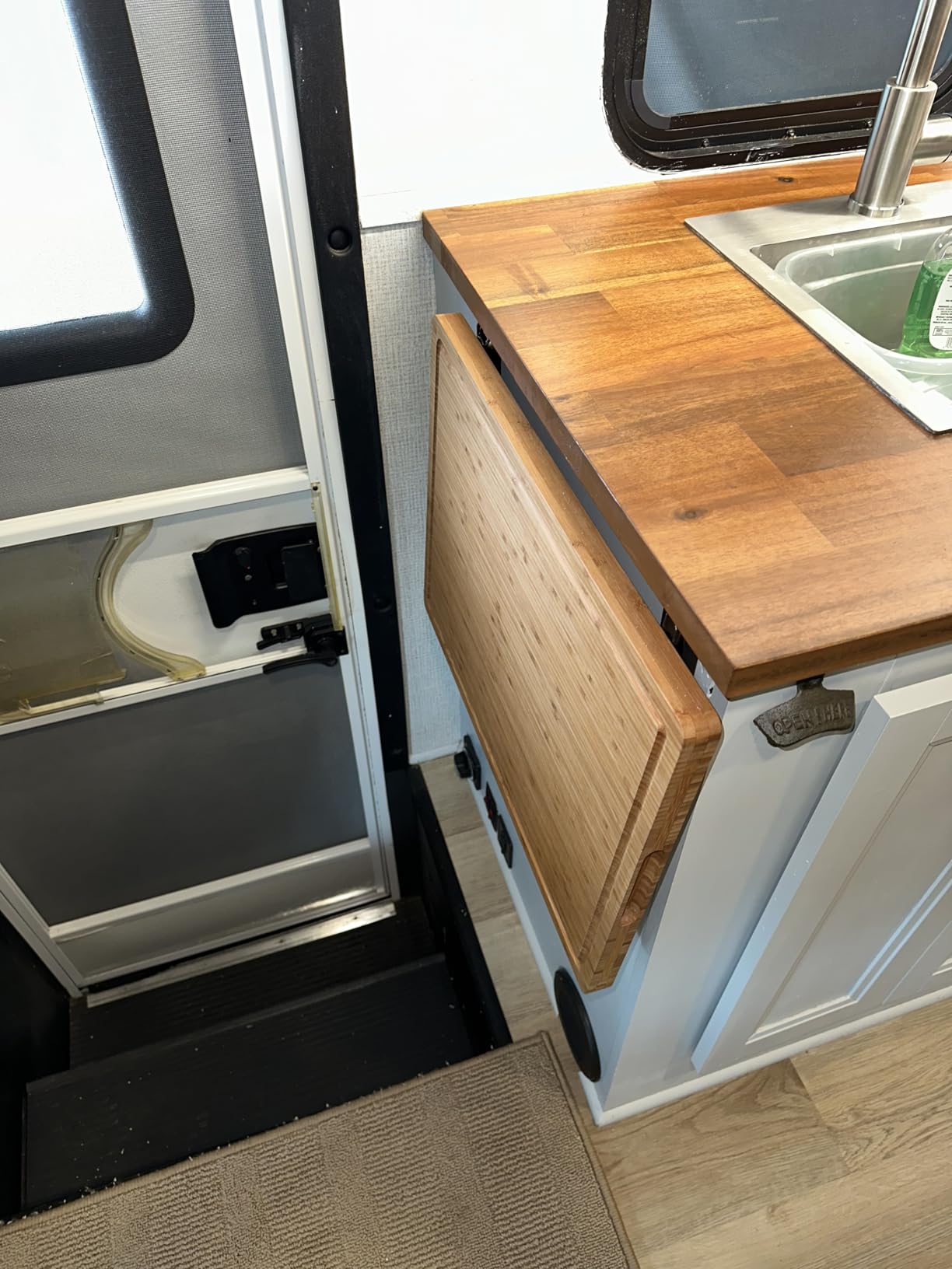 Allsum Extra Thick Wood Cutting Board for Kitchen, Reversible and Durable customer photo 1