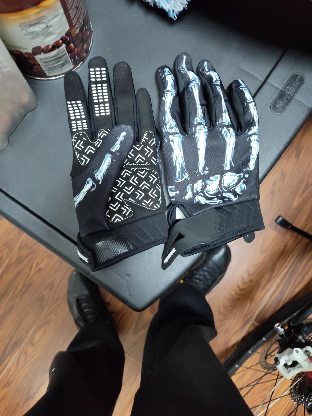 RIGWARL Motorcycle Gloves for Men Women Touchscreen, Lightweight Dirt Bike Glove Non-Slip, Skeleton Motorcycle Riding Glove customer photo 1