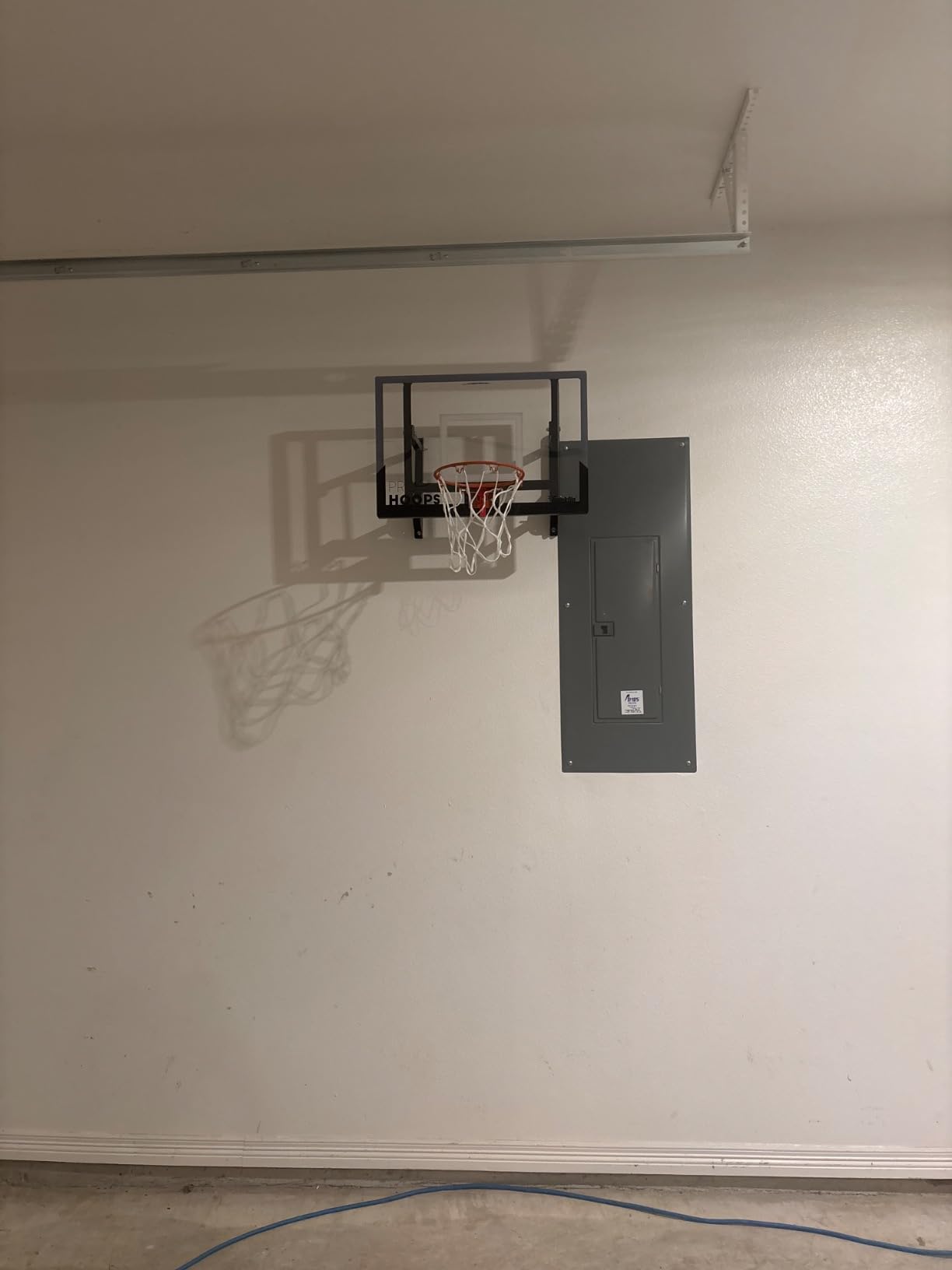 Franklin Sports Pro Hoops Adjustable Wall-Mounted Basketball Hoop - XL customer photo 1