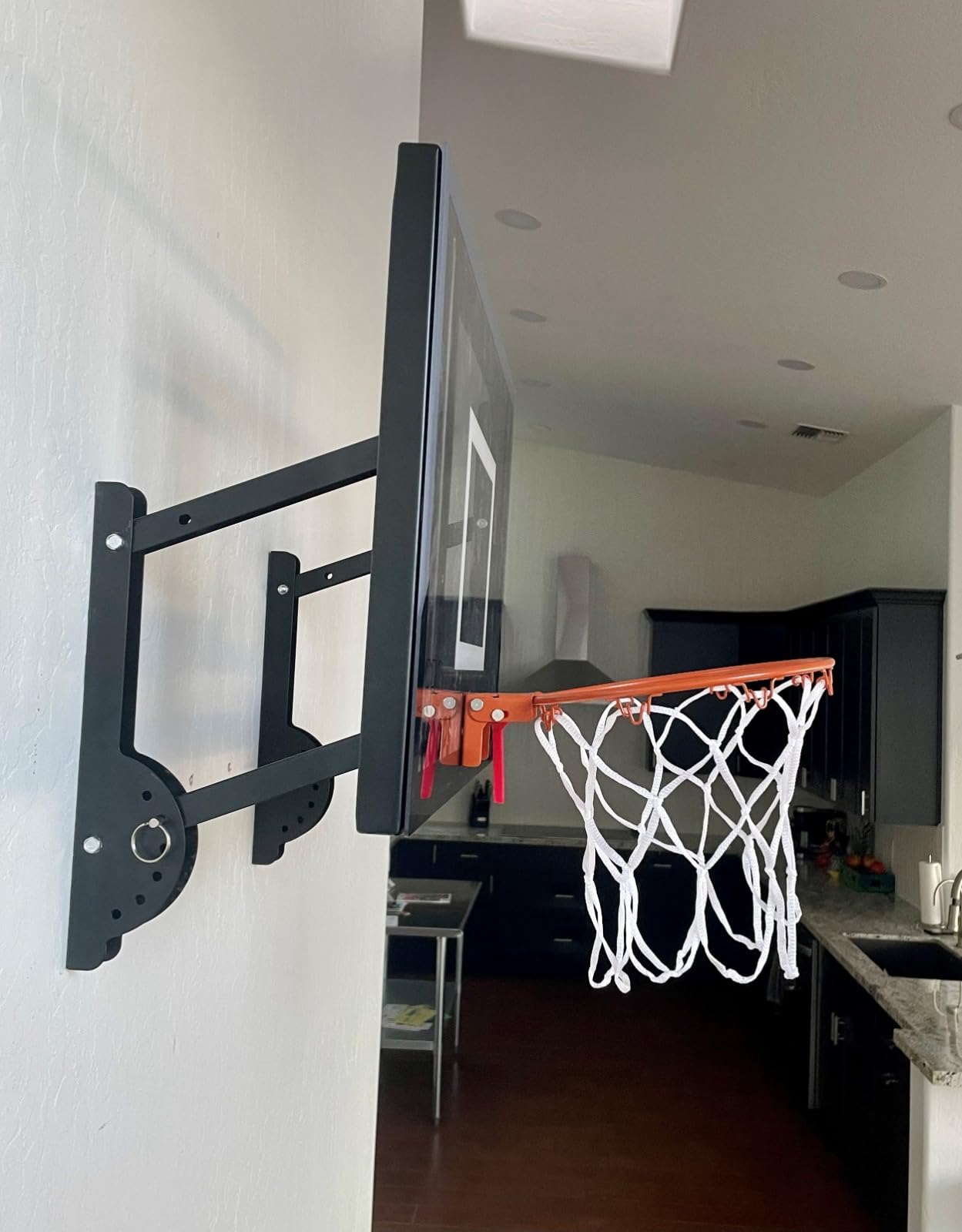 Franklin Sports Pro Hoops Adjustable Wall-Mounted Basketball Hoop - XL customer photo 2