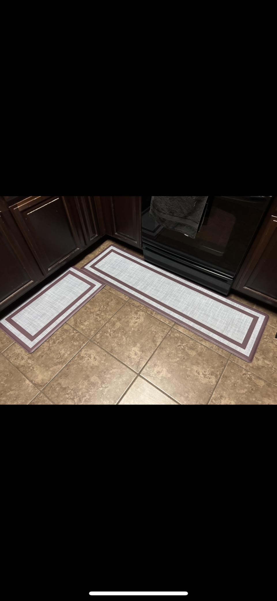 Mattitude Kitchen Mats Set of 2,Cushioned Anti-Fatigue Non-Skid Rug Sets customer photo 1