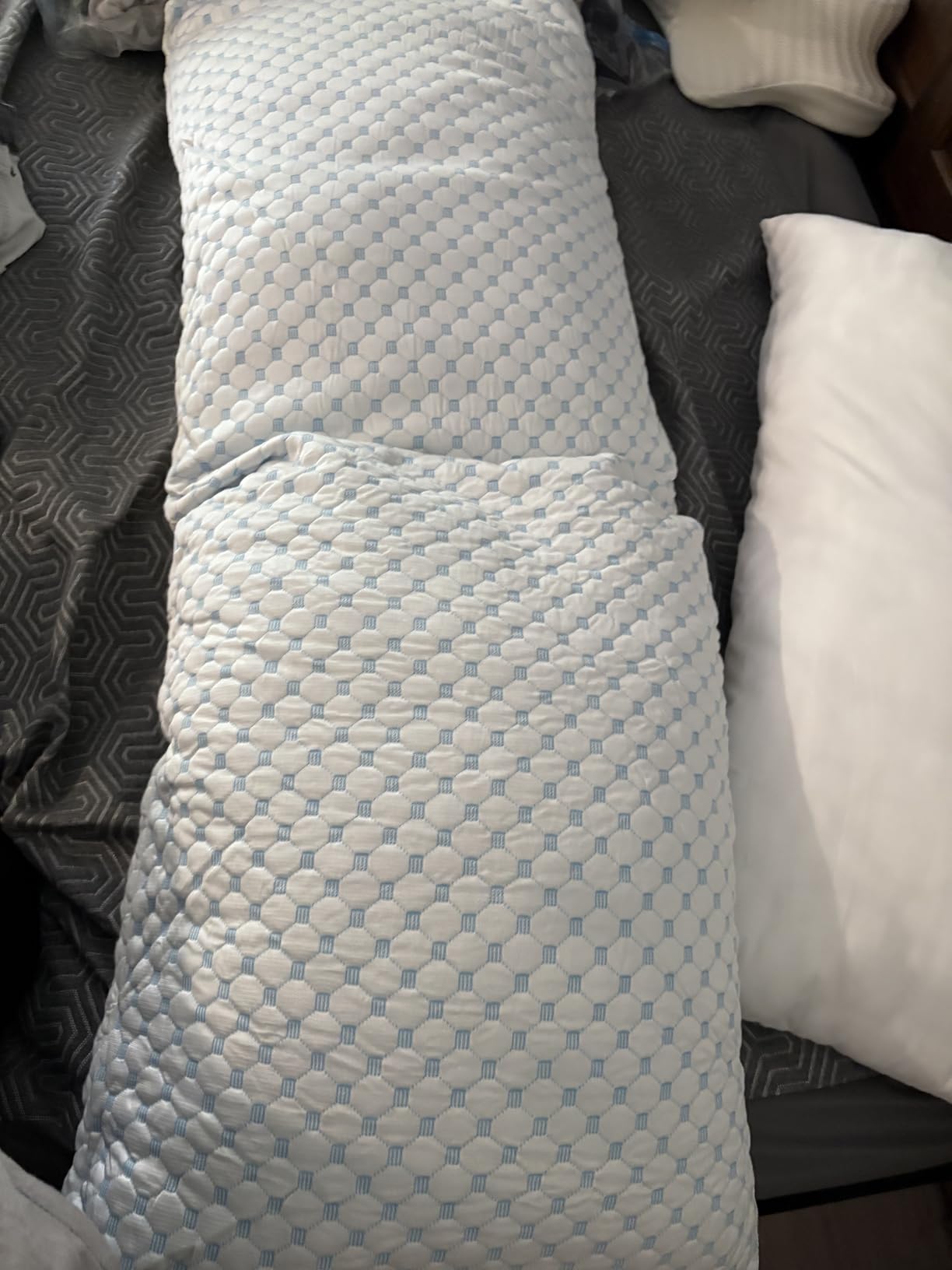 Nestl Cooling Pillow for Sleeping, Luxury Shredded Memory Foam Pillows Standard Size customer photo 1