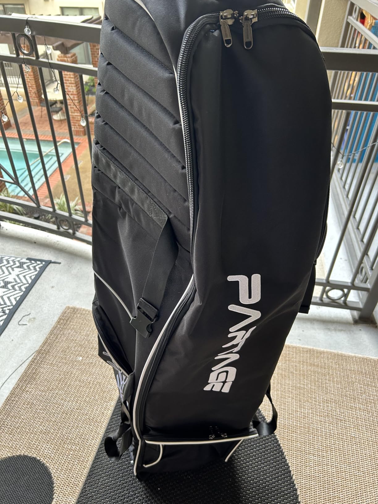 Partage Golf Travel Bag with Wheels, Airline Travel Case, 900D Oxford customer photo 2