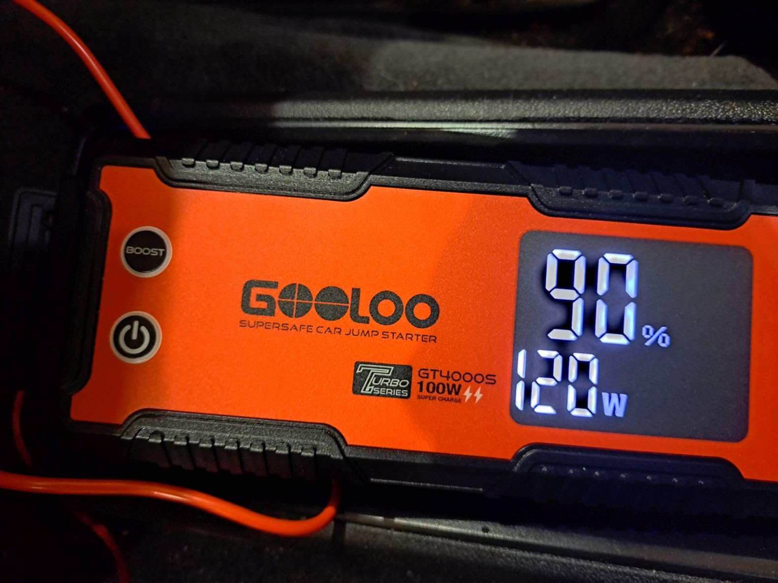 GOOLOO GT4000S 12V 4000A Peak Jump Starter with 100W Two-Way Fast Charging customer photo 2