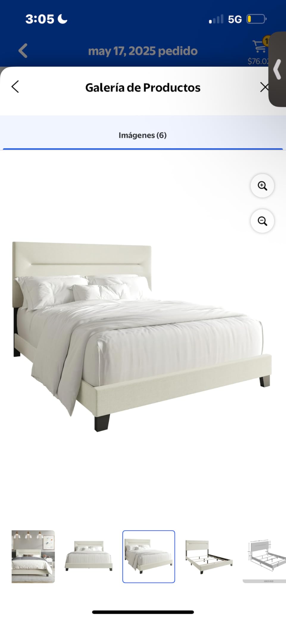 NapQueen 8 Inch Queen Size Mattress, Bamboo Charcoal Memory Foam Mattress, Bed in a Box customer photo 2