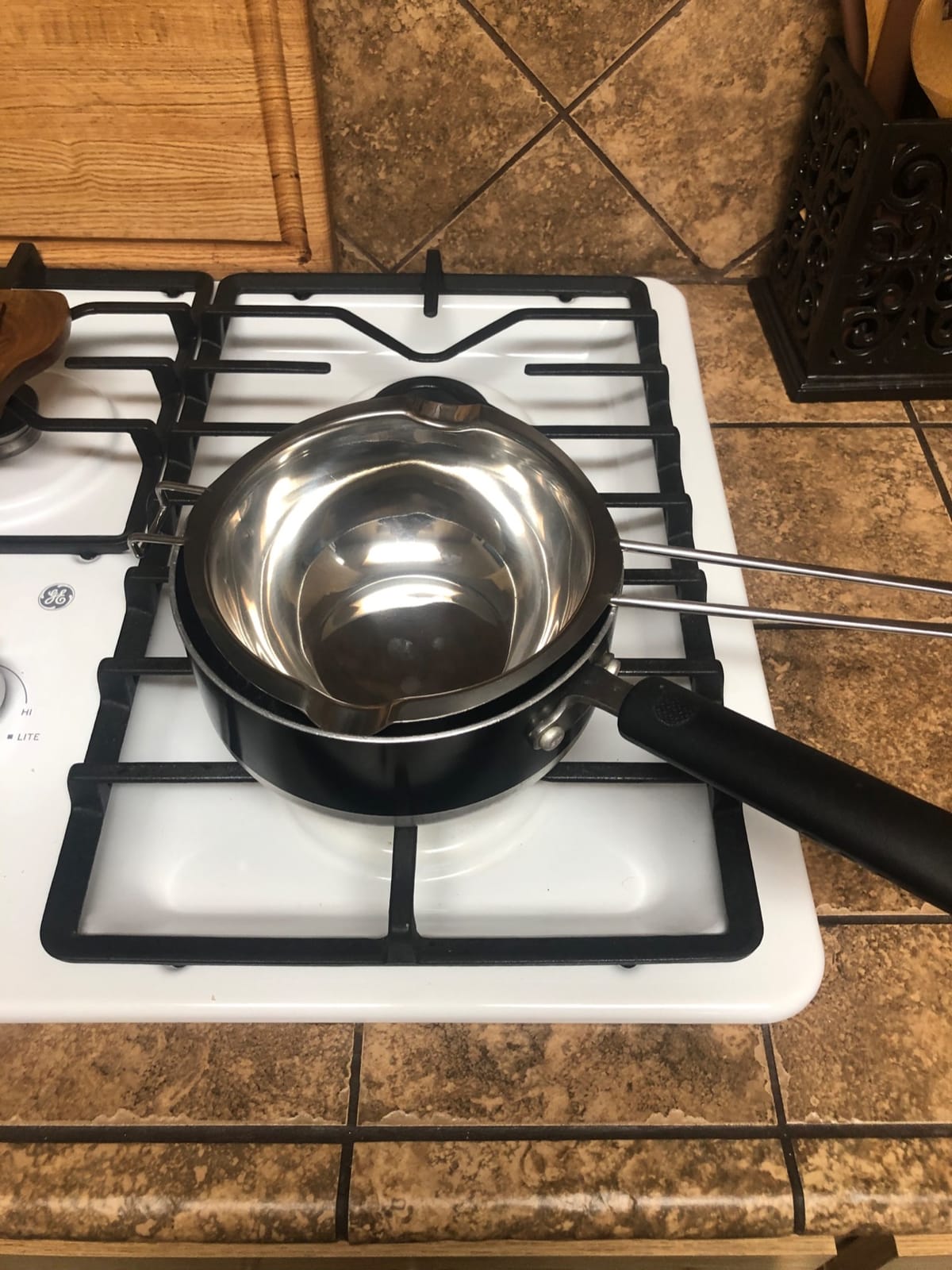 Double Boiler Pot Set for Melting Chocolate, Butter, Cheese, Caramel and Candy - 18/8 Steel Melting Pot, 2 Cup Capacity, Including The 1000ml and 600ml Capacity… customer photo 1
