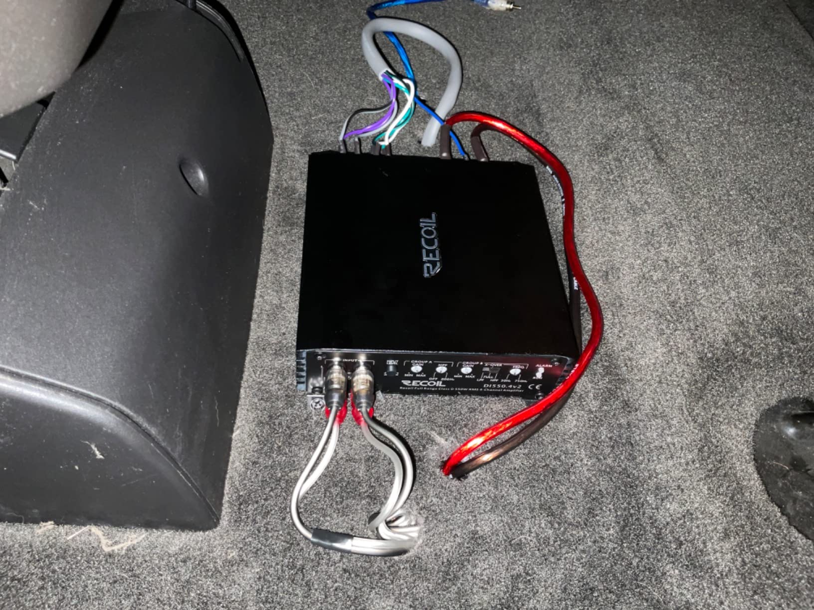 Recoil DI550.4 Full-Range Class-D 4-Channel Car Audio Amplifier 1040W customer photo 1