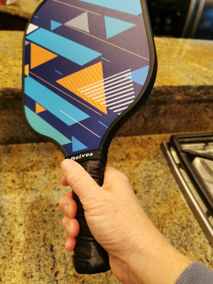 Pickleball Paddles Set of 4, Fiberglass Rackets USAPA Approved customer photo 1