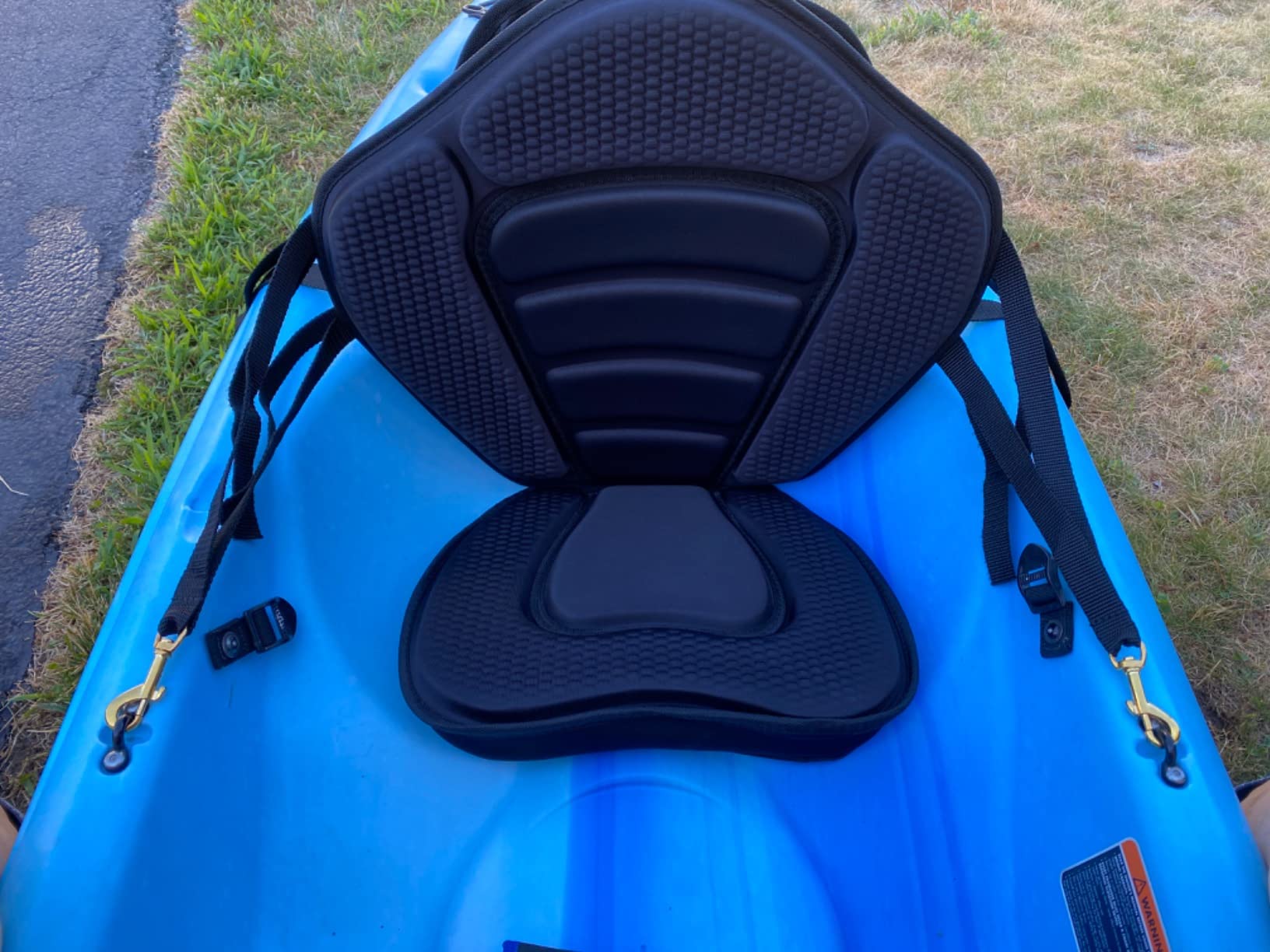 HLOGREE Kayak Seats - 1/2 Pck, Thicken Padded Seat Cushion with Back Support, Canoe & Ocean Sup Compatible customer photo 2