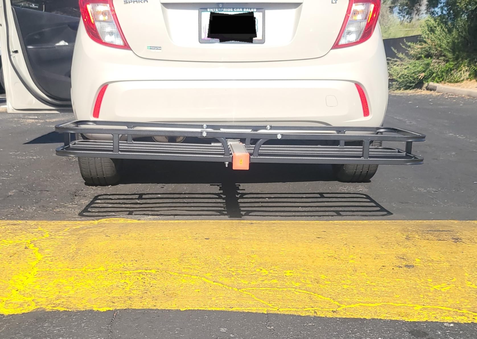 WEIZE Folding Hitch Mount Cargo Carrier Basket 60
