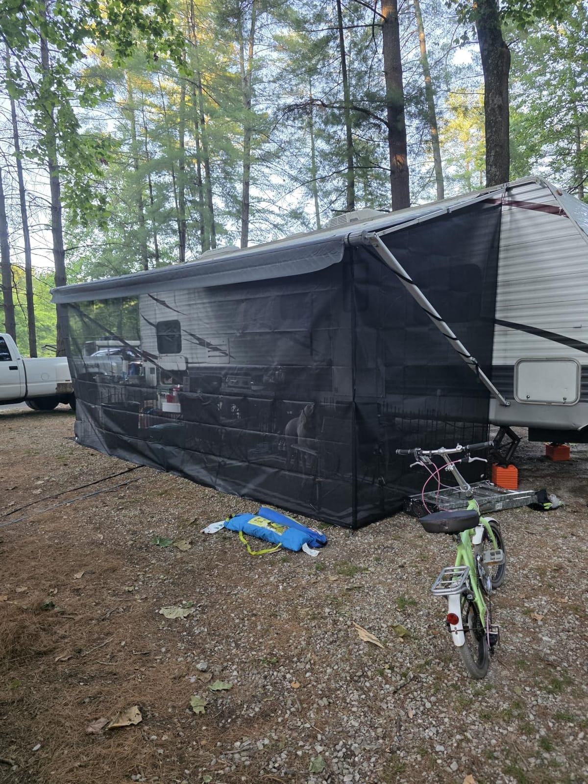 RV Awning Mesh Sun Shade Screen for Motorhome Camper Trailer Sunshade customer photo 1