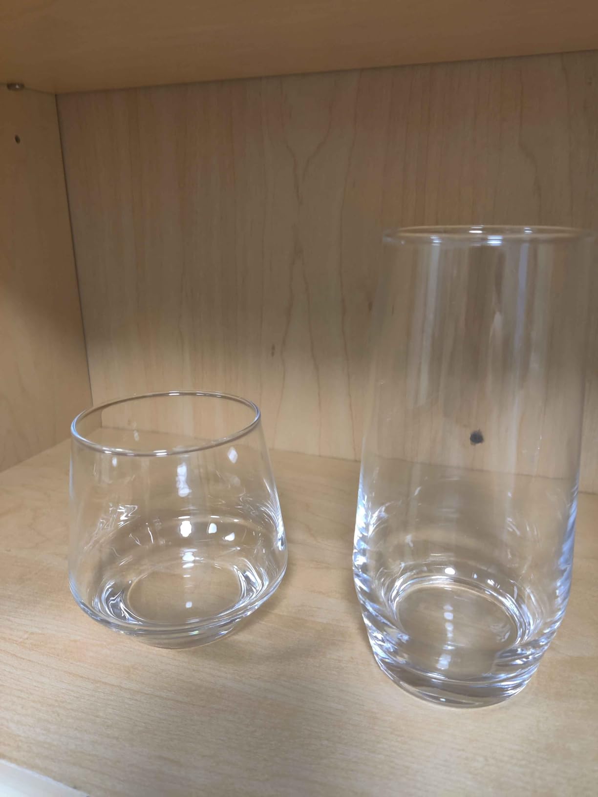 Le'raze Everyday Drinking Glasses Set of 8-4 Tall Highball Glass Cups & 4 Short Dof Drinking Glass, Kitchen Glasses for Cocktail, Iced Coffee, Beer, Ice Tea, Wine, Whiskey, Water, & Drinkware. customer photo 2