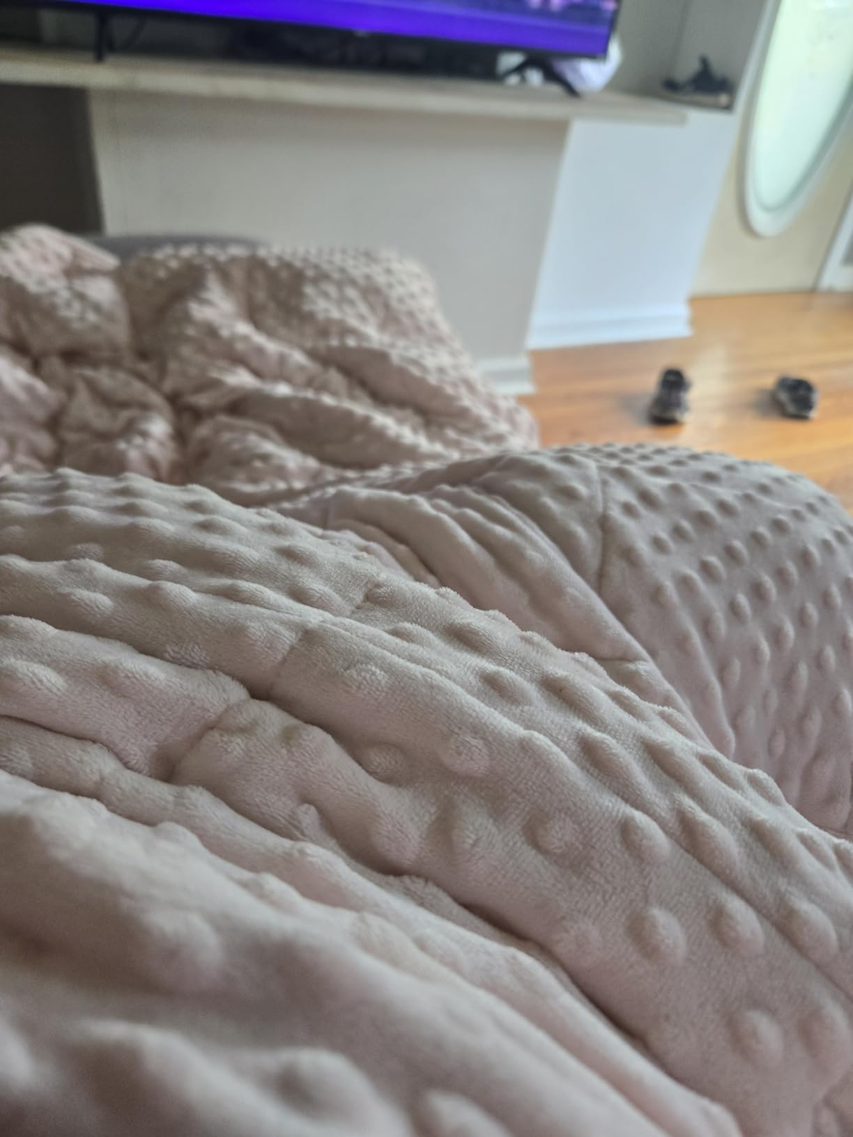 Alomidds Weighted Blanket Kids for School and Home 7lbs Twin 41