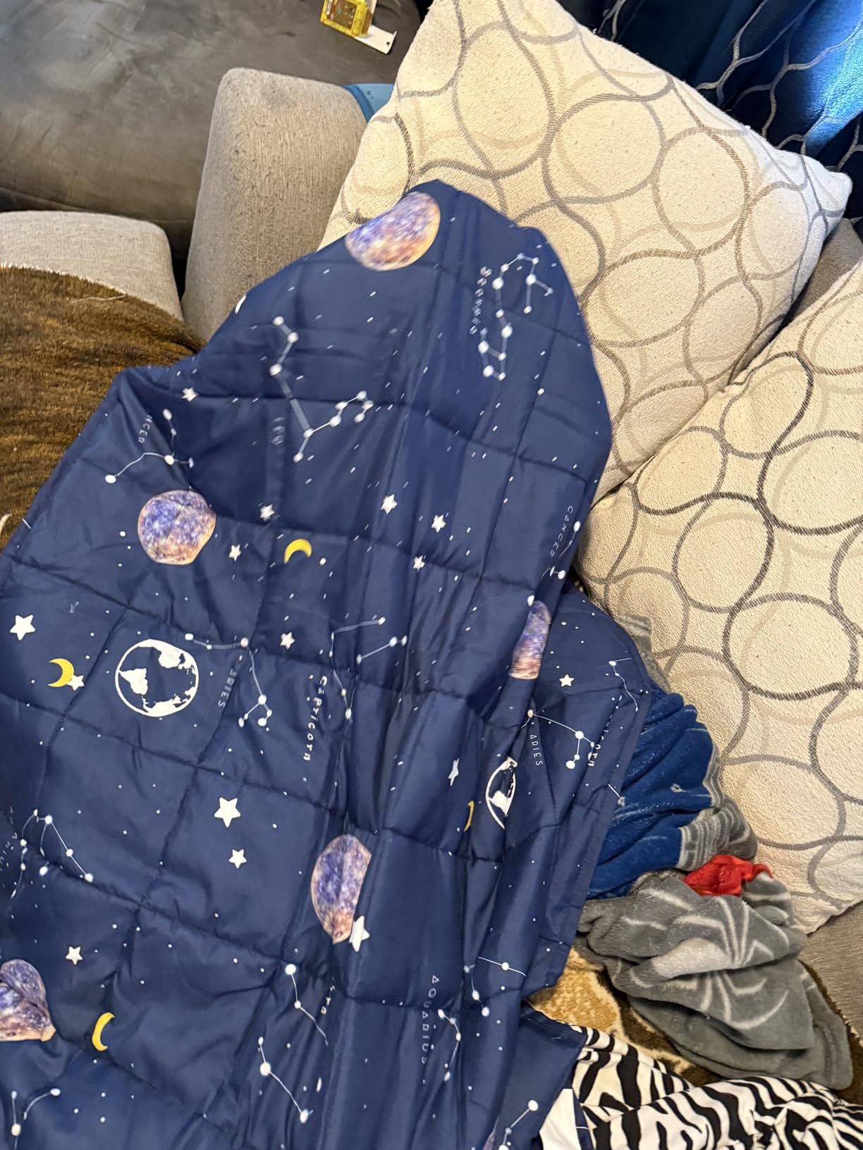 Dinosaur Weighted Blanket 5lbs Cool Small Heavy Throw Blanket Gifts 36