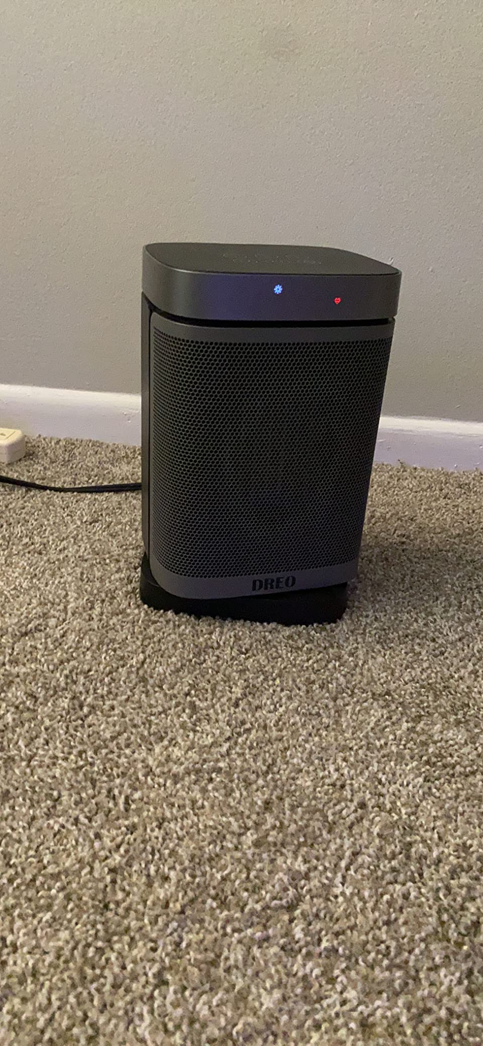 DREO Atom One Space Heater with Remote, 70° Oscillating Electric Heaters with Digital Thermostat, 1500W PTC Ceramic Heater, 12h Timer, Quiet Safety Heating, Portable Heater for Home Office customer photo 2