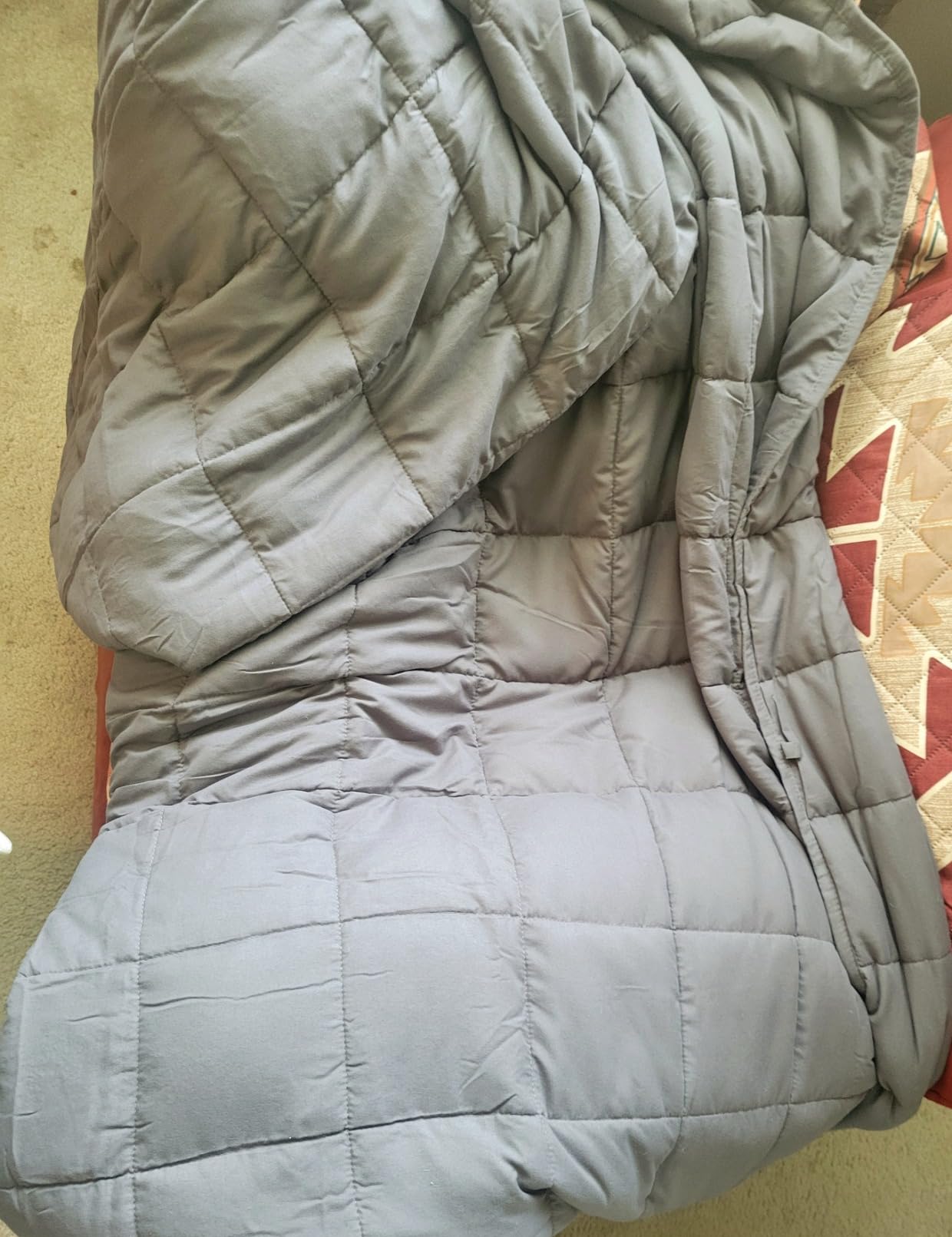 L'AGRATY King Size Weighted Blanket for Adults 20lbs, 88