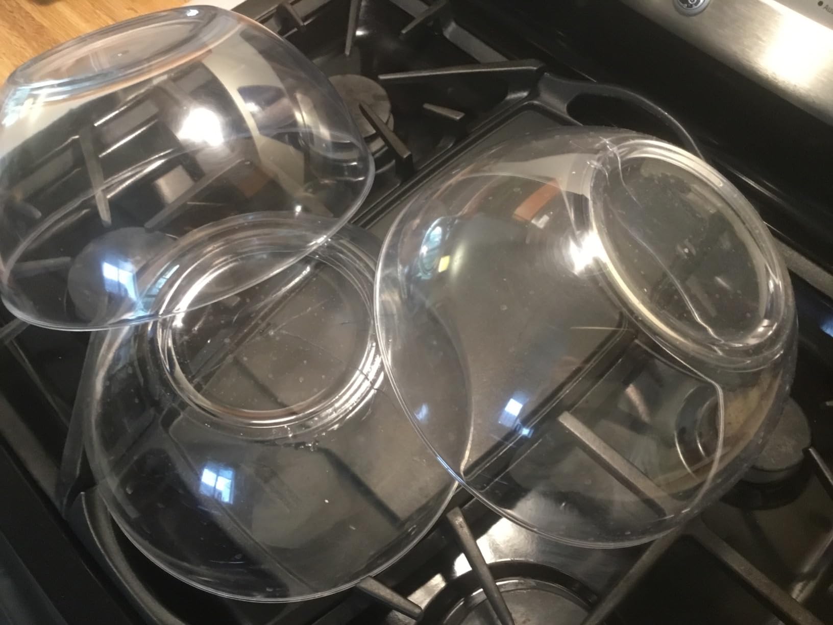 US Acrylic Vista Clear Plastic Salad and Serving 10-inch Bowls | set of 3 | Reusable, BPA-free, Made in the USA | 135 oz. capacity customer photo 1