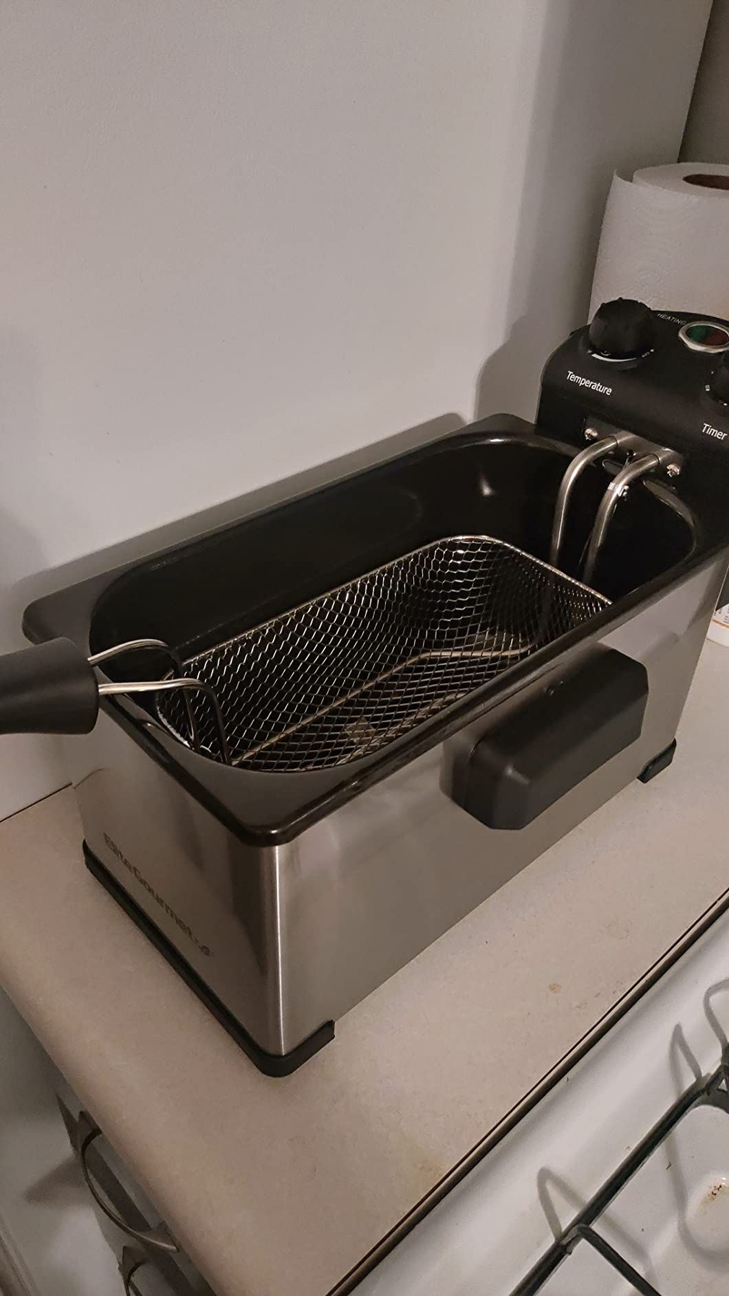 Elite Gourmet 2Qt Immersion Deep Fryer, Removable Basket, Adjustable Temp | Viewing Window, Odor Filter, Fried Foods, EDF2100 customer photo 2