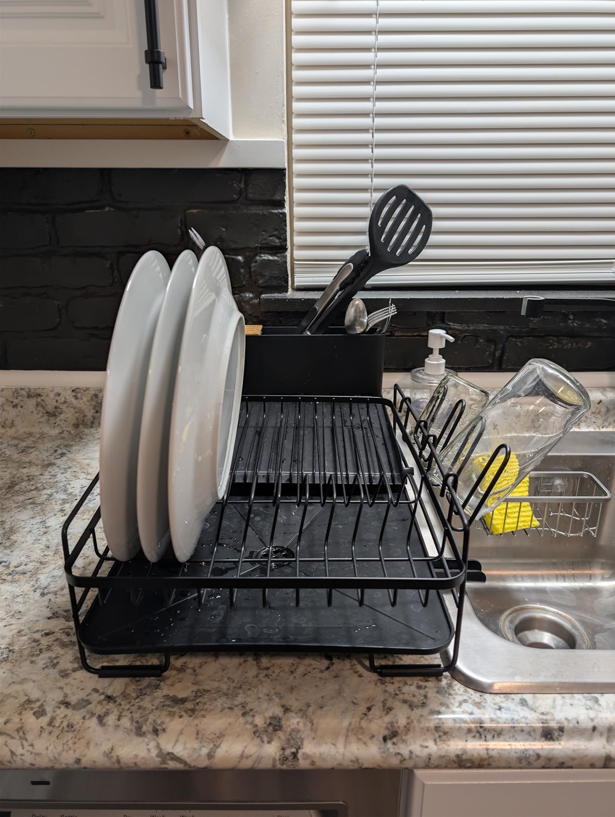 Kitsure Extendable Dish Drying Rack, 19.2