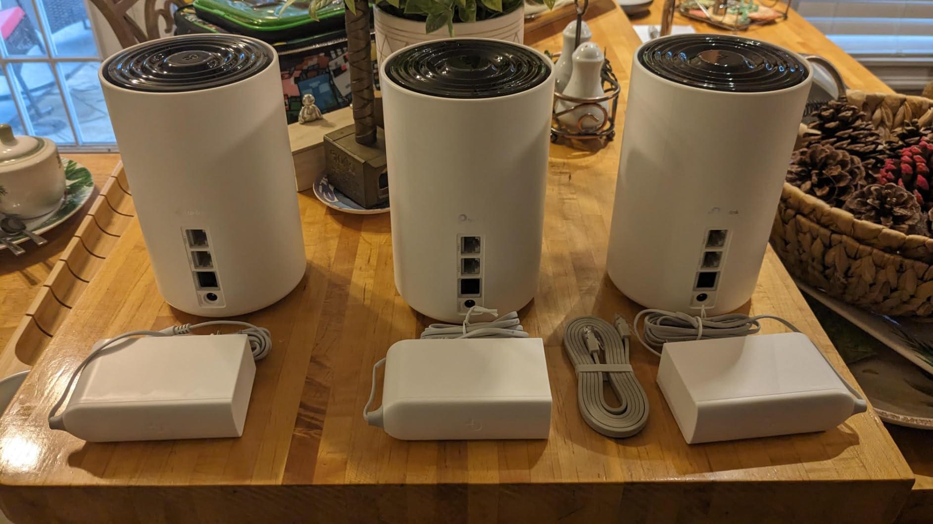 TP-Link Deco XE75 Pro AXE5400 Tri-Band WiFi 6E Mesh System (3-Pack) | One 2.5 Gbps WAN/LAN Port, two 1 Gbps LAN Ports, Covers up to 7,200 Sq. Ft., AI-Driven Mesh, 6 GHz Band customer photo 1