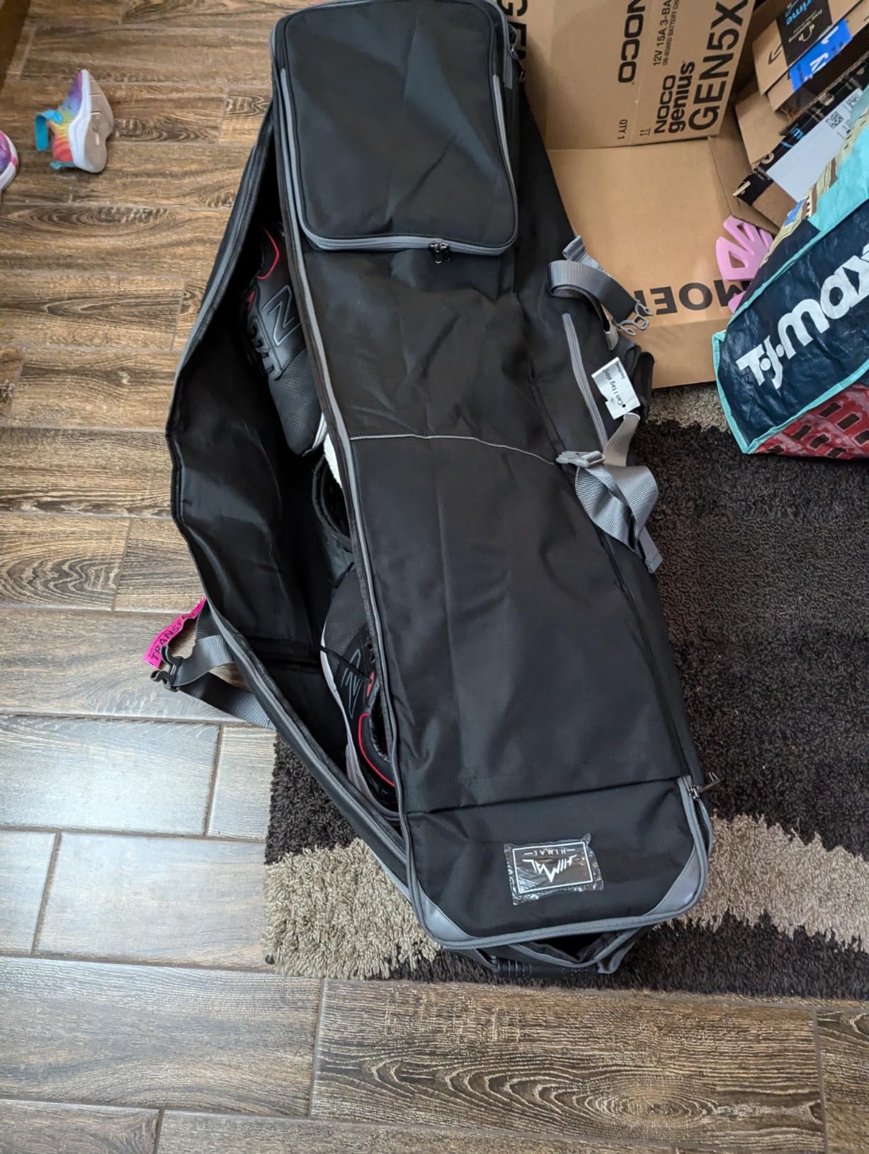 Golf Travel Bag with Adjustable Support Rod, 900D Heavy Duty Oxford Fabric customer photo 1