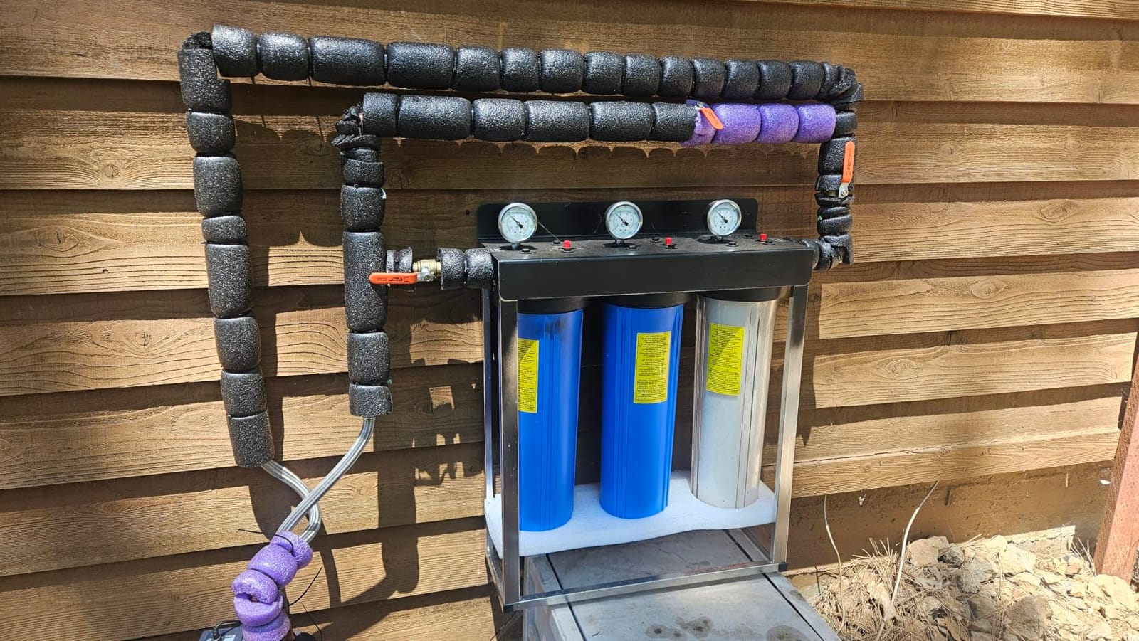 Express Water Whole House Water Filter System, Ultimate Protection, 3-Stage | Reduces Lead, Arsenic, Chromium, Heavy Metals, Chlorine, Anti-Scale Protection, Pressure Release Buttons & 3 Gauges customer photo 1