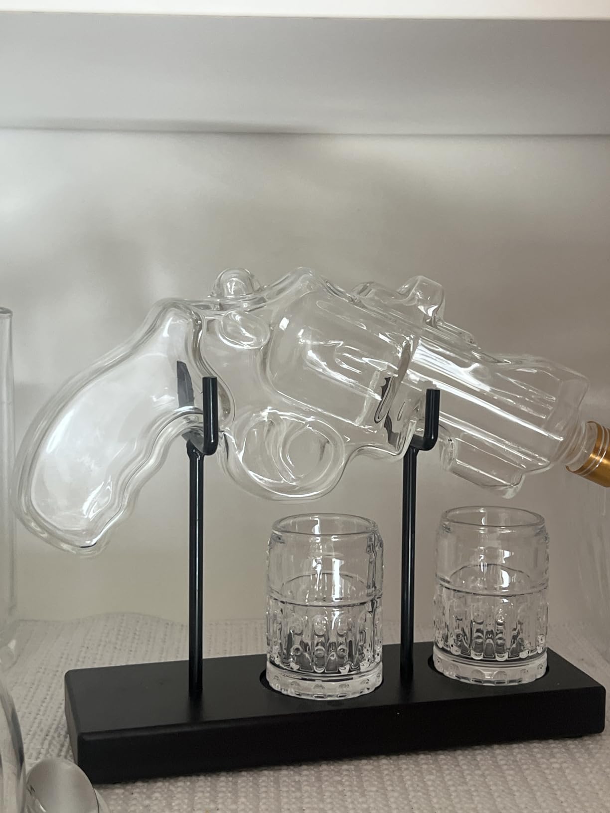 Kollea Novelty Whiskey Decanter Gift Set with 2 Grenade Glasses customer photo 1